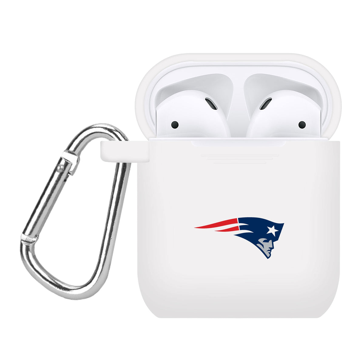 Game Time New England Patriots Silicone Case Cover for Apple AirPods Battery Case