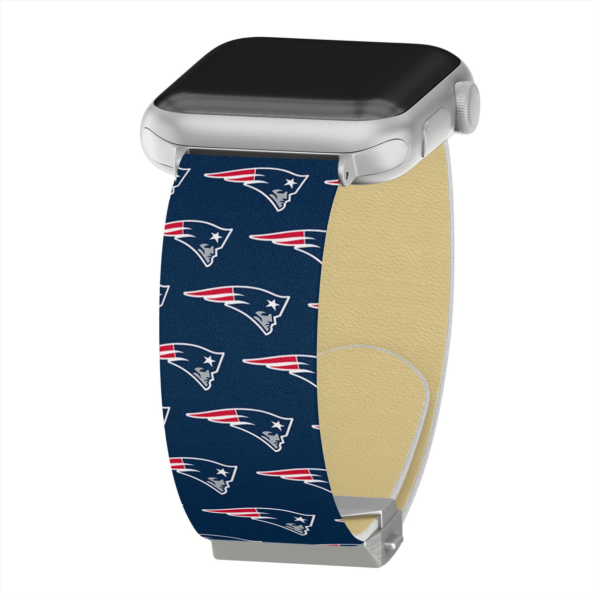 Game Time New England Patriots Signature Series Apple Watch Band With Engraved Buckle