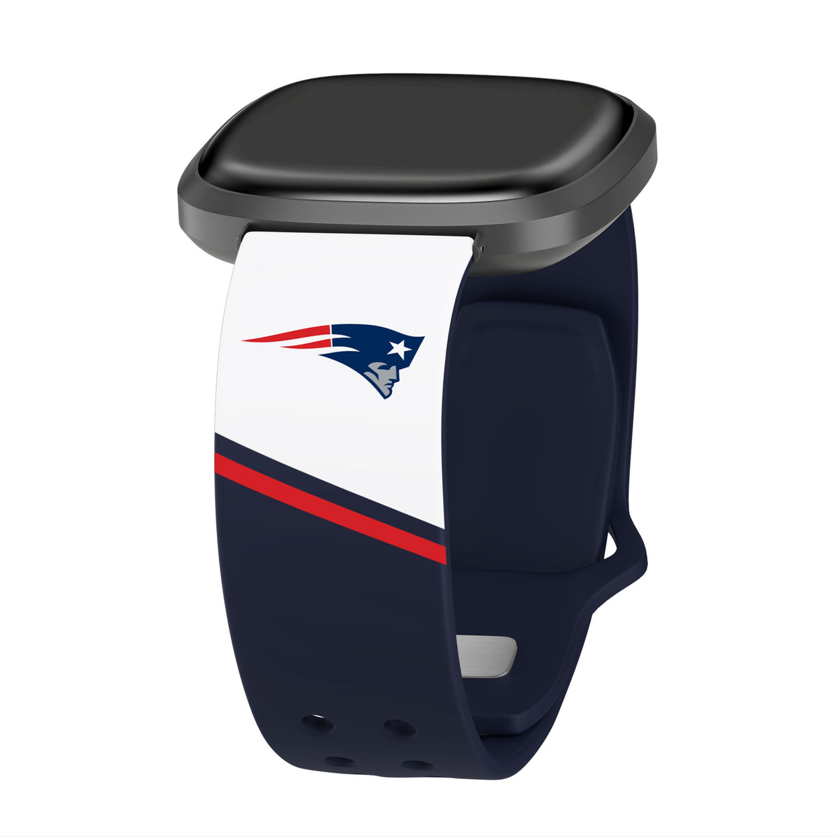 New England Patriots HD Champion Series Fitbit Versa 3 &amp; Sense Watch Band