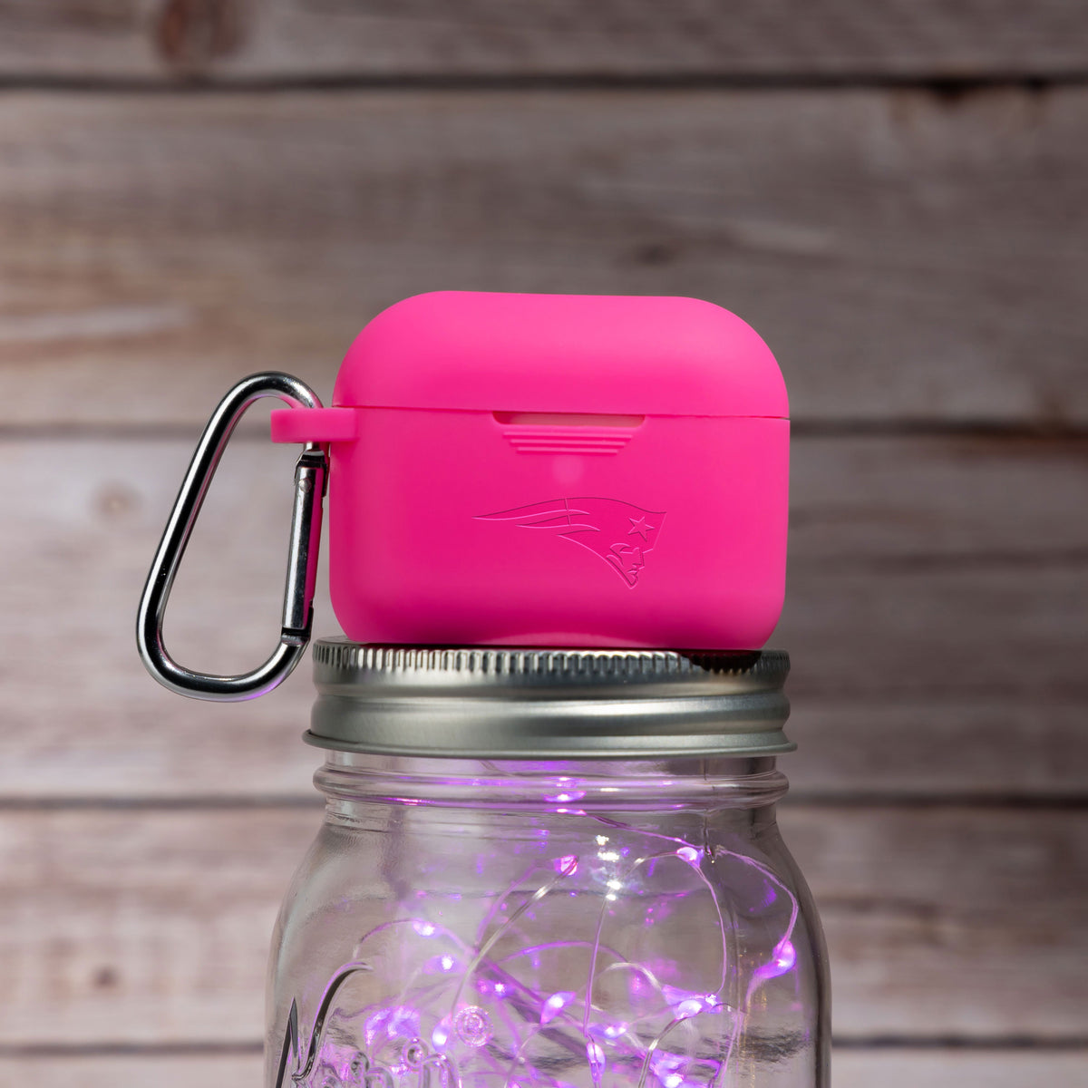 Game Time New England Patriots Engraved AirPods Pro Silicone Case Cover