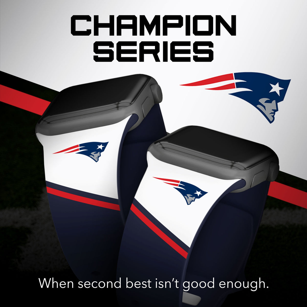 New England Patriots HD Champion Series Apple Watch Band