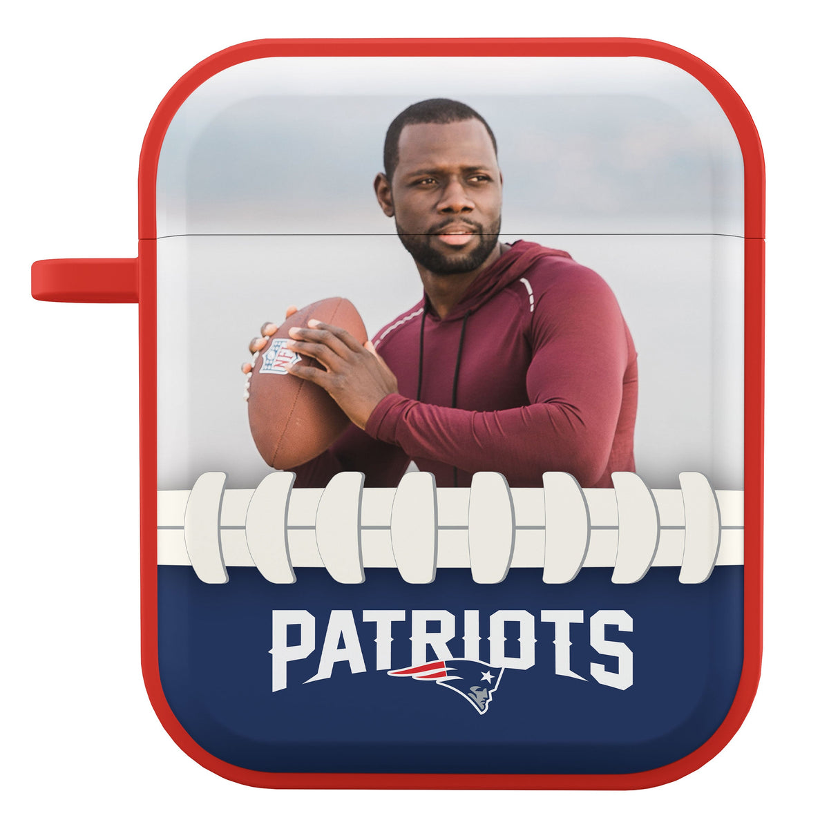 New England Patriots Custom Photo HDX Apple AirPods Gen 1 &amp; 2 Case Cover