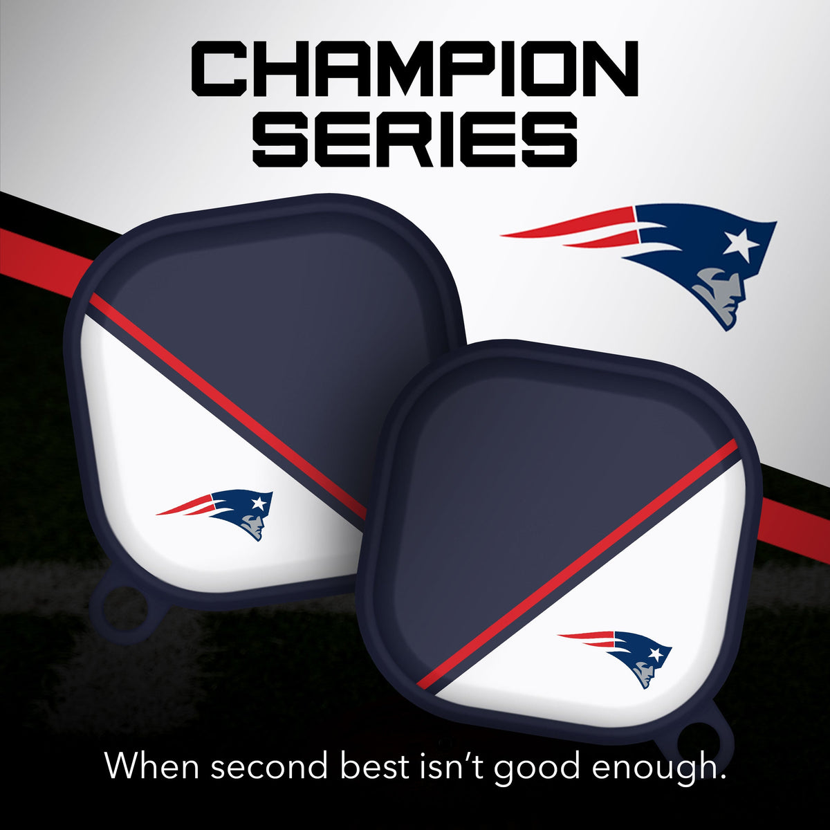 New England Patriots HDX Champion Series Samsung Galaxy Buds Pro Case Cover