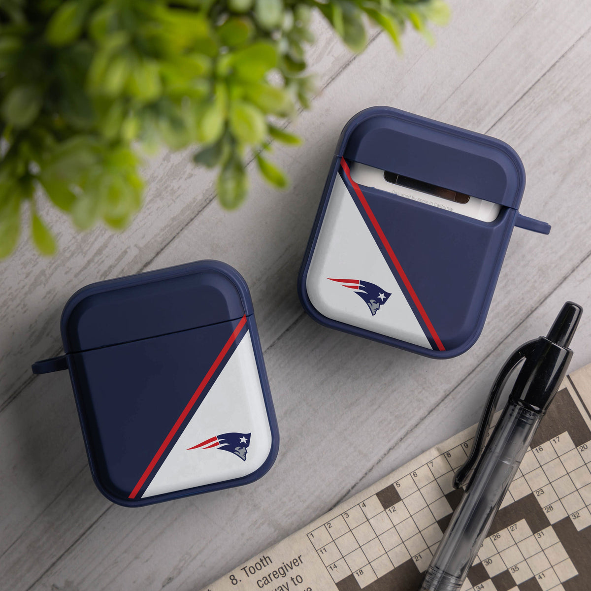 New England Patriots HDX Champion Series Apple AirPods Gen 1 &amp; 2 Case Cover