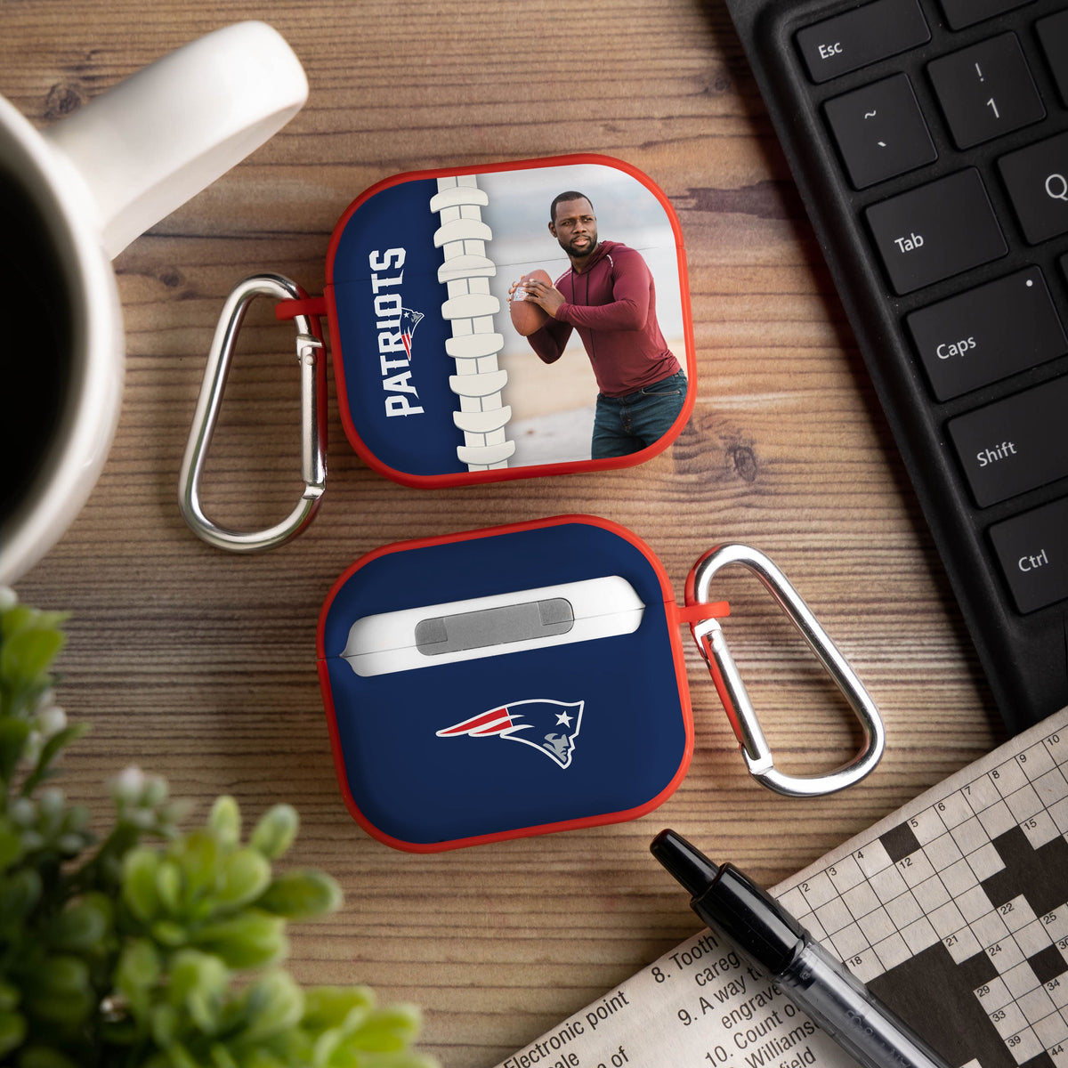 New England Patriots Custom Photo HDX Apple AirPods Gen 3 Case Cover