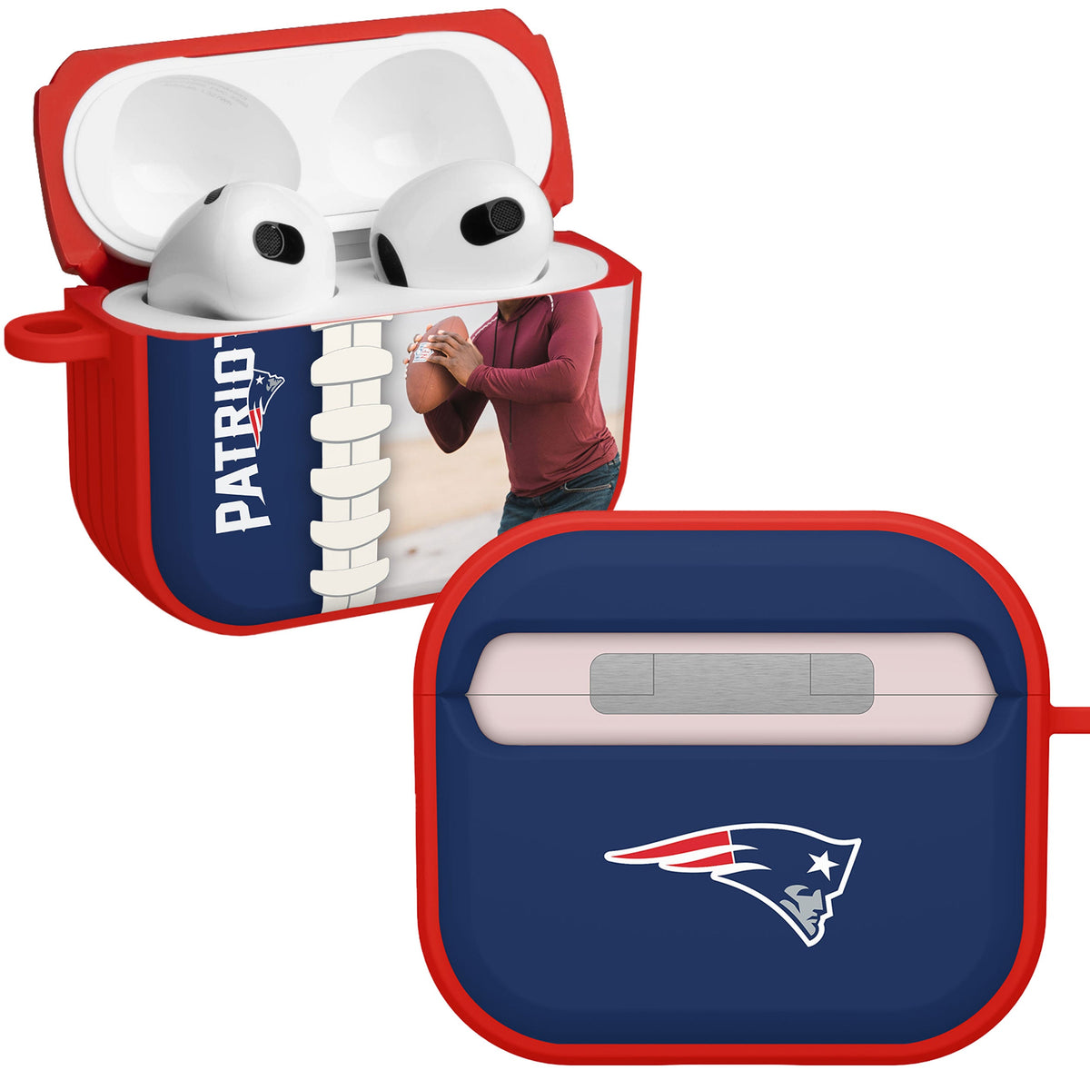 New England Patriots Custom Photo HDX Apple AirPods Gen 3 Case Cover