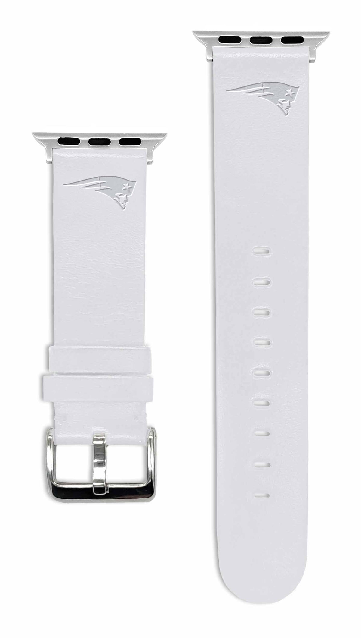 Game Time New England Patriots Apple Leather Watch Band - USA Sewn