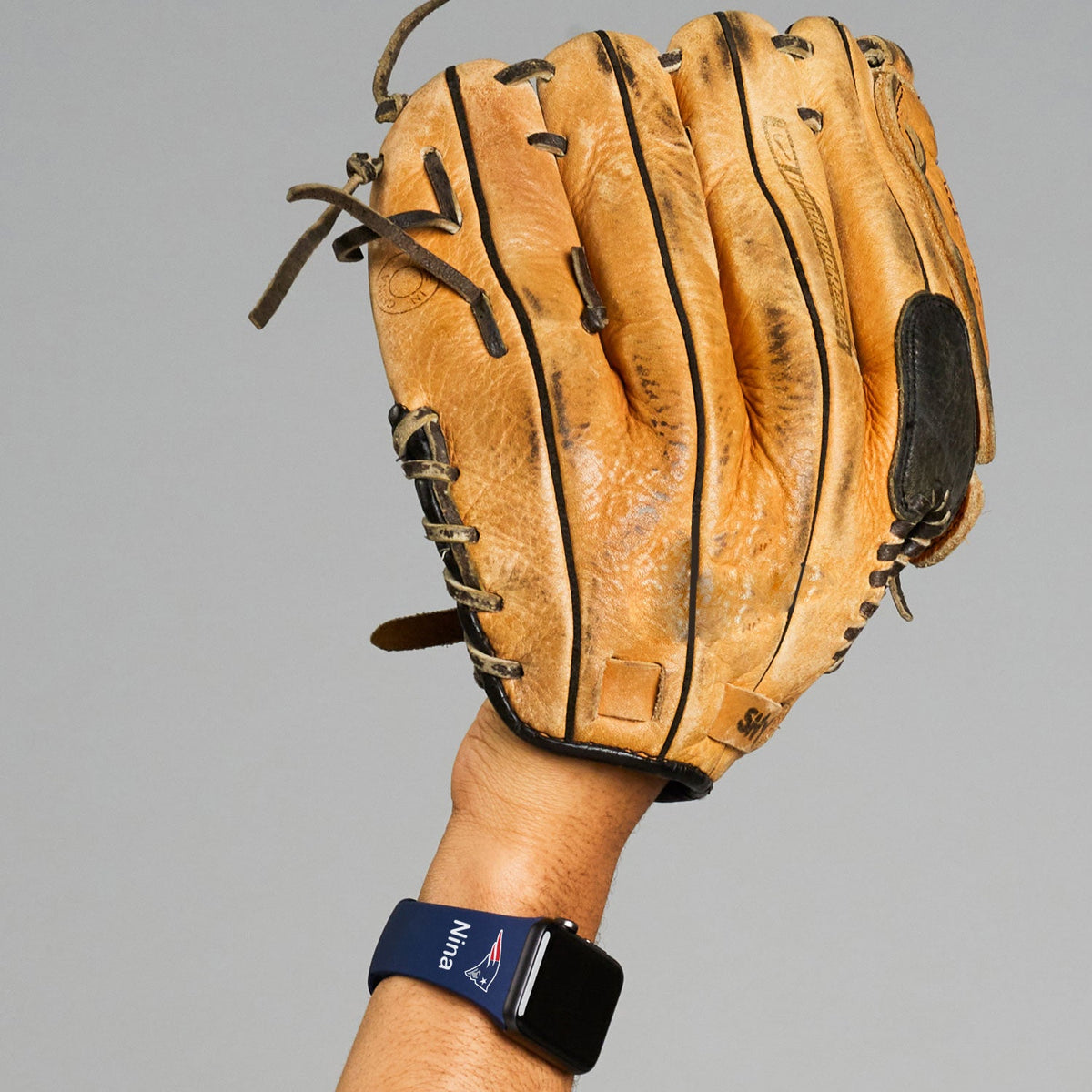 New England Patriots Custom Name HD Apple Watch Band