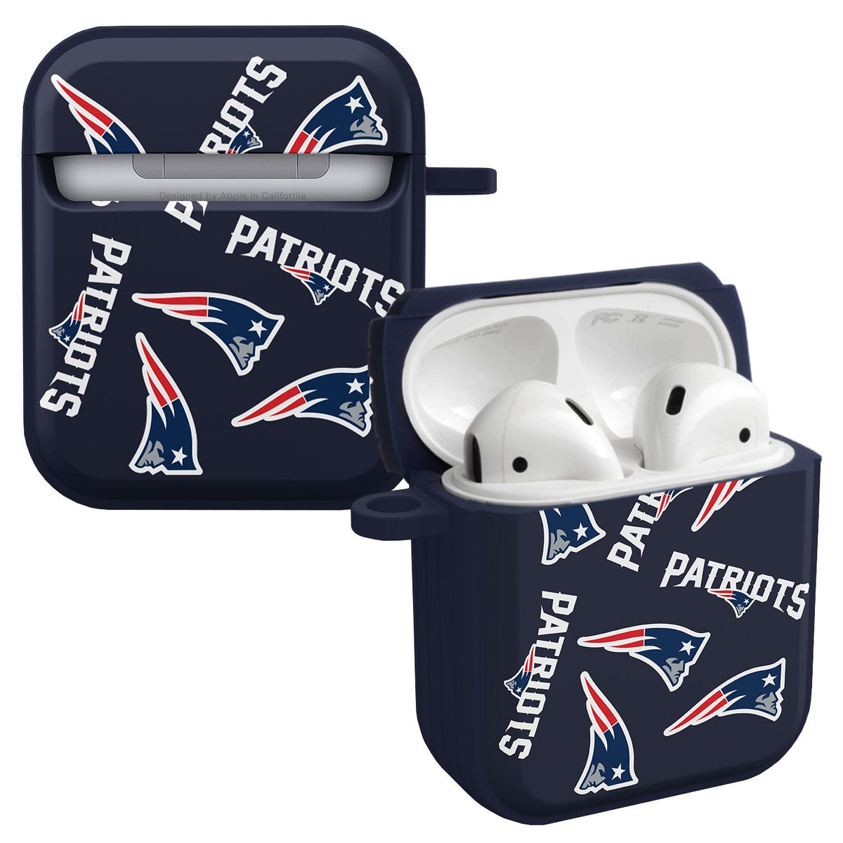 New England Patriots HDX Apple AirPods Gen 1 &amp; 2 Case Cover