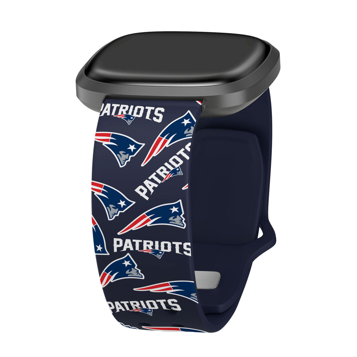 New England Patriots HD Fitbit Versa 3 and Sense Watch Band