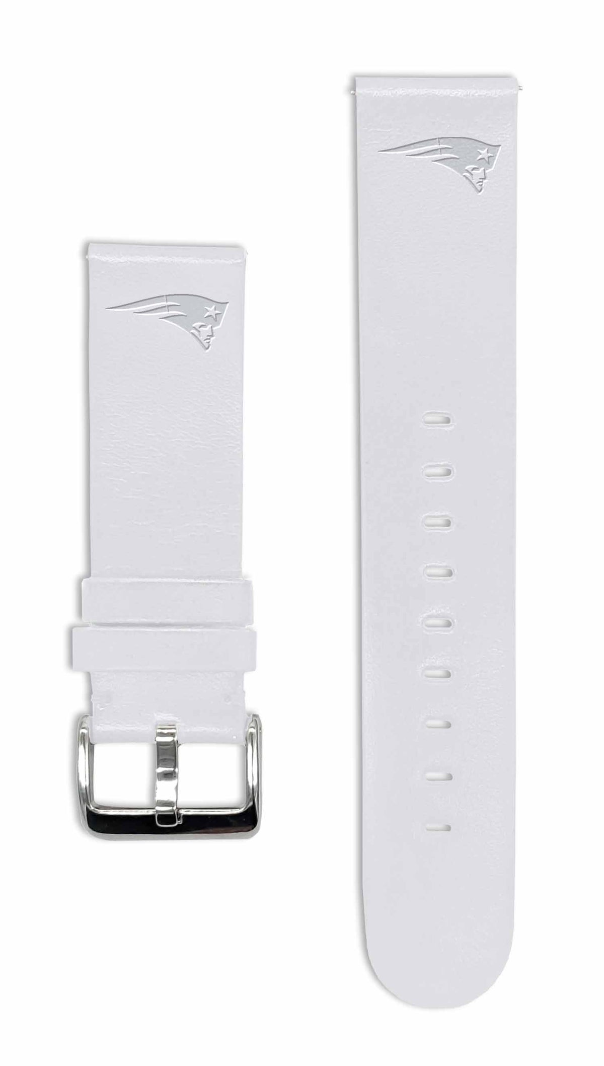 New England Patriots Quick Change Leather Watch Band - USA Sewn - AffinityBands