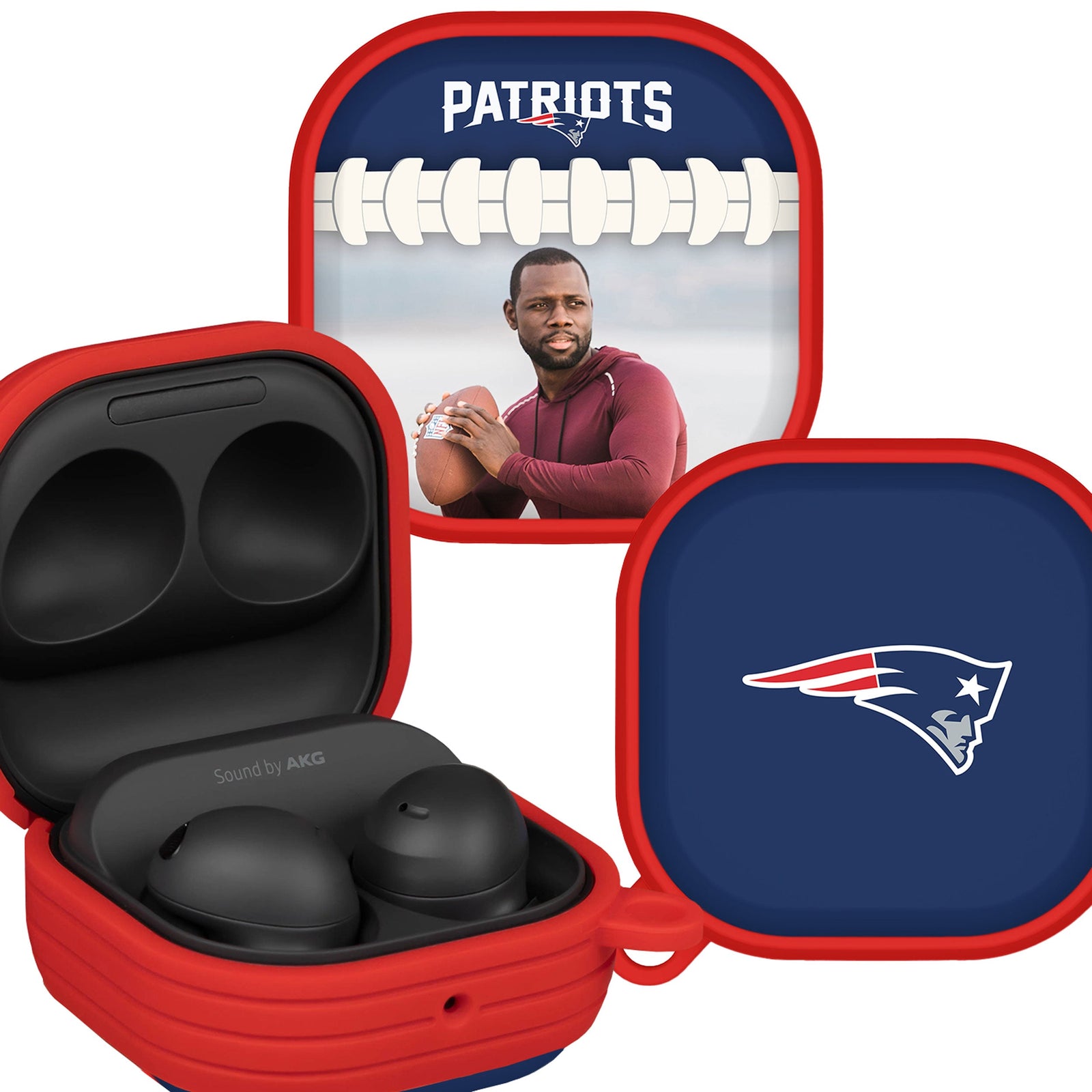 New England Patriots Custom Photo HDX Samsung Galaxy Buds Pro Case Cover