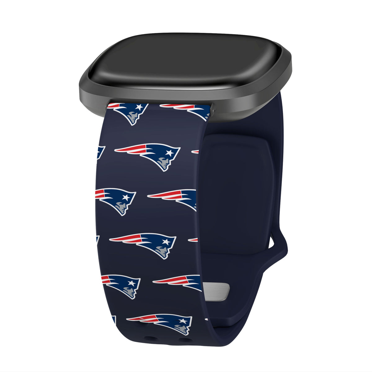 New England Patriots HD Fitbit Versa 3 and Sense Watch Band