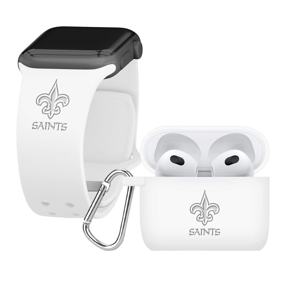Game Time New Orleans Saints Engraved Apple Gen 3 Combo Package