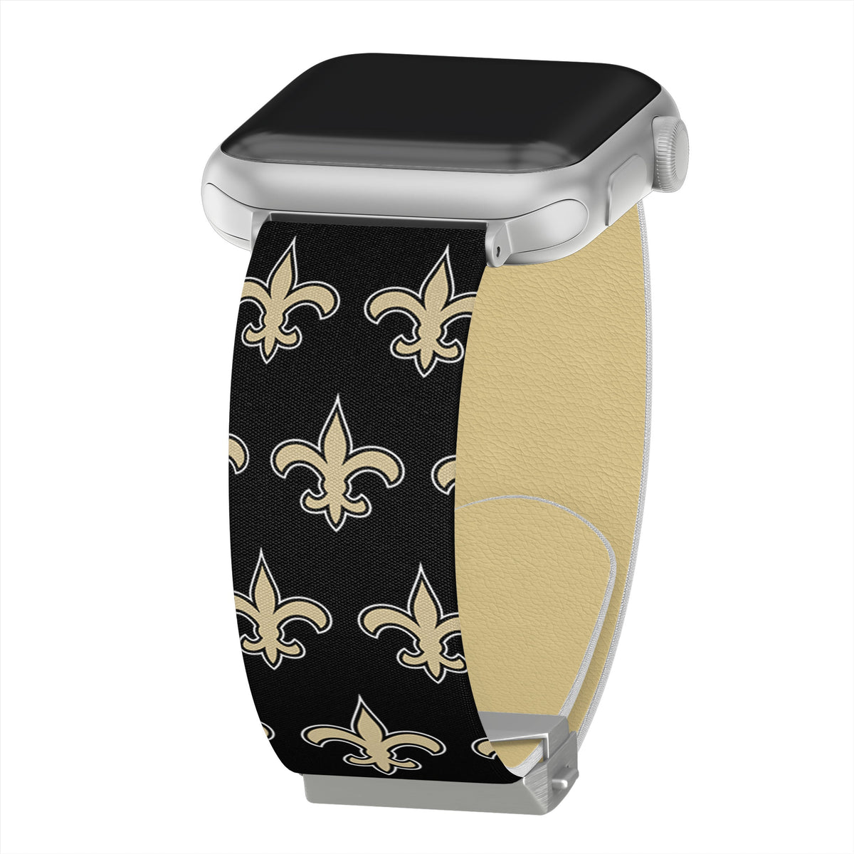 Game Time New Orleans Saints Signature Series Apple Watch Band With Engraved Buckle