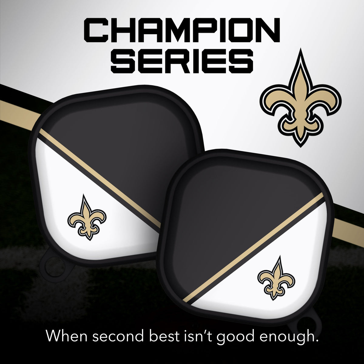 New Orleans Saints HDX Champion Series Samsung Galaxy Buds Pro &amp; Buds Live Case Cover