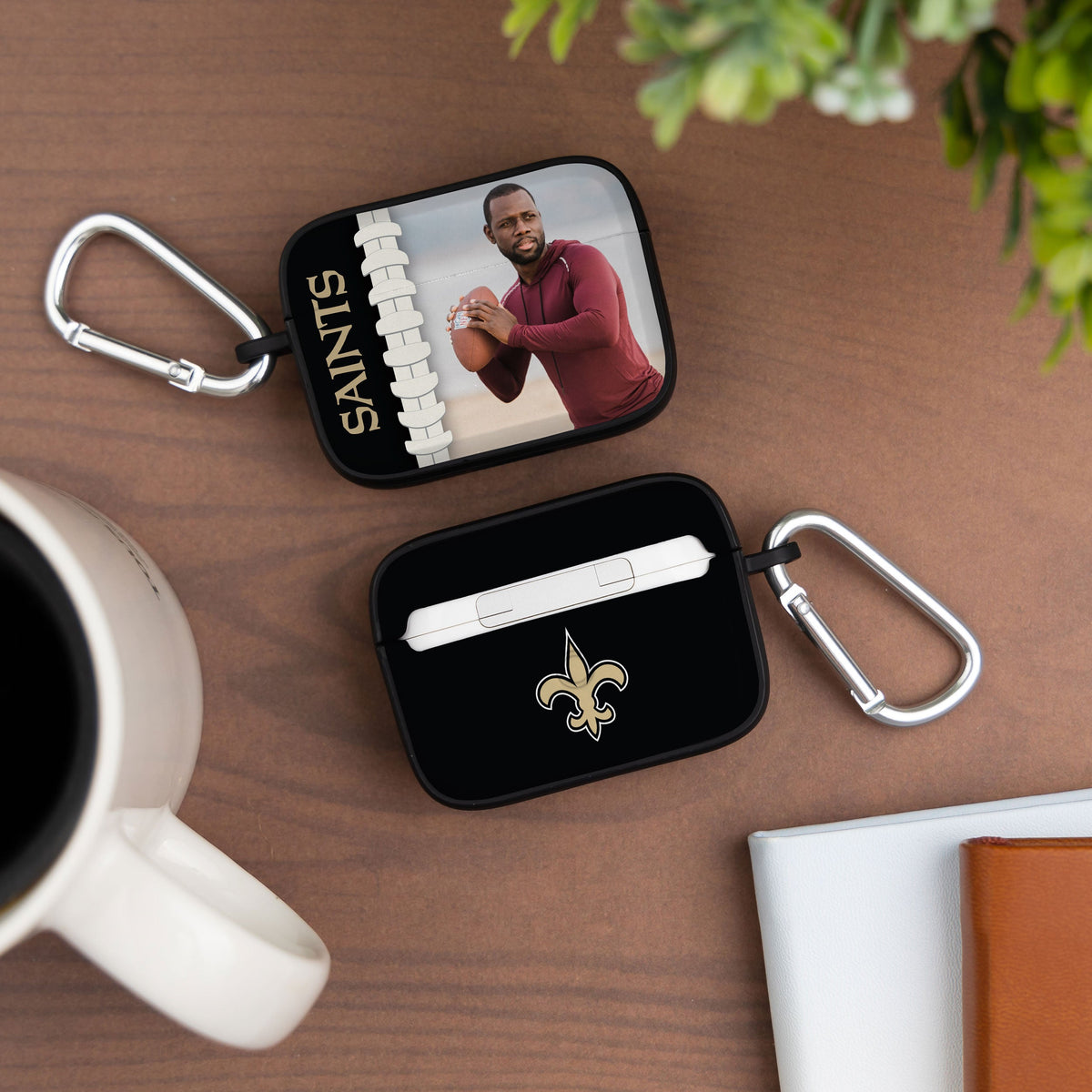 New Orleans Saints Custom Photo HDX Apple AirPods Pro 1 &amp; 2 Case Cover