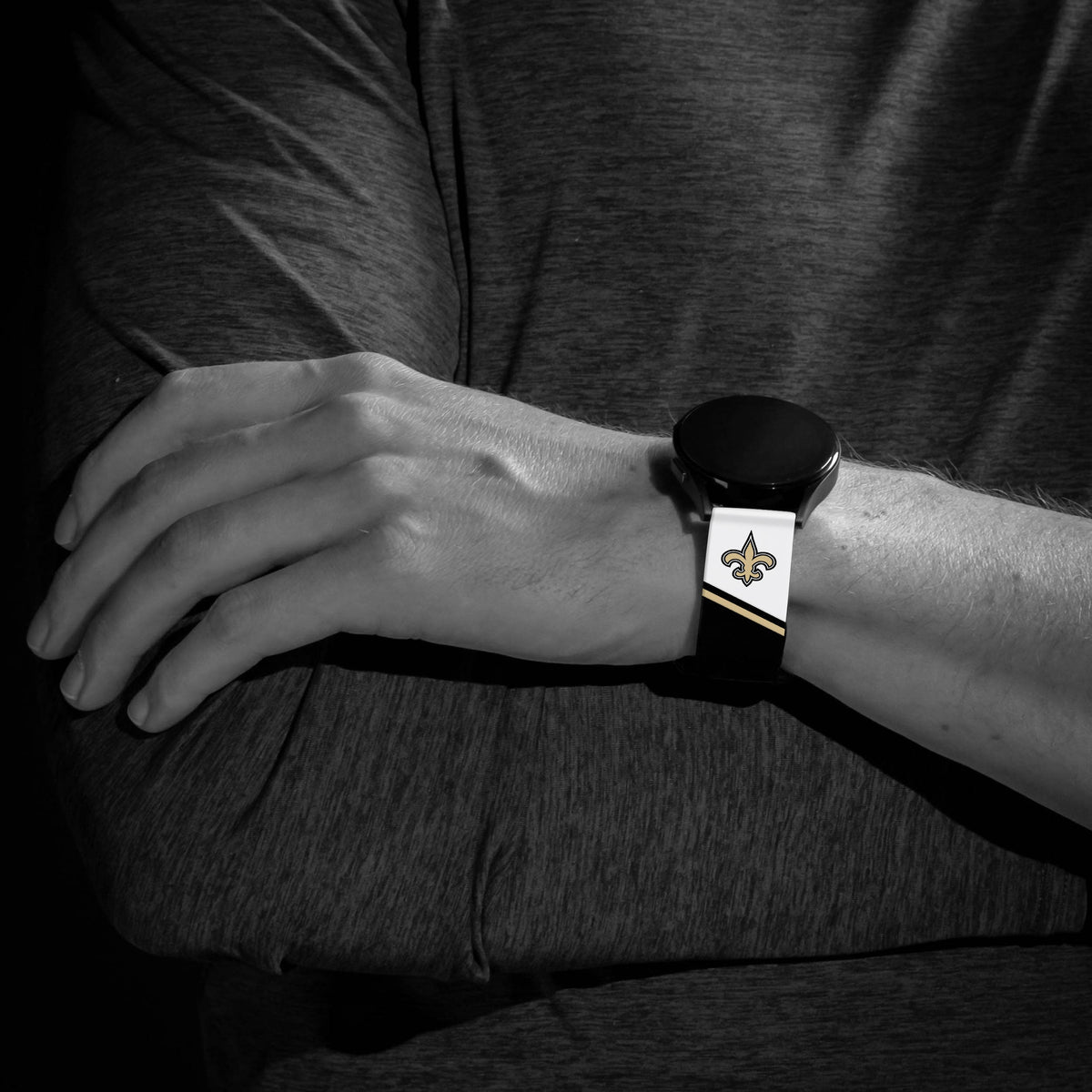 New Orleans Saints HD Champion Series Samsung Galaxy Watch Band