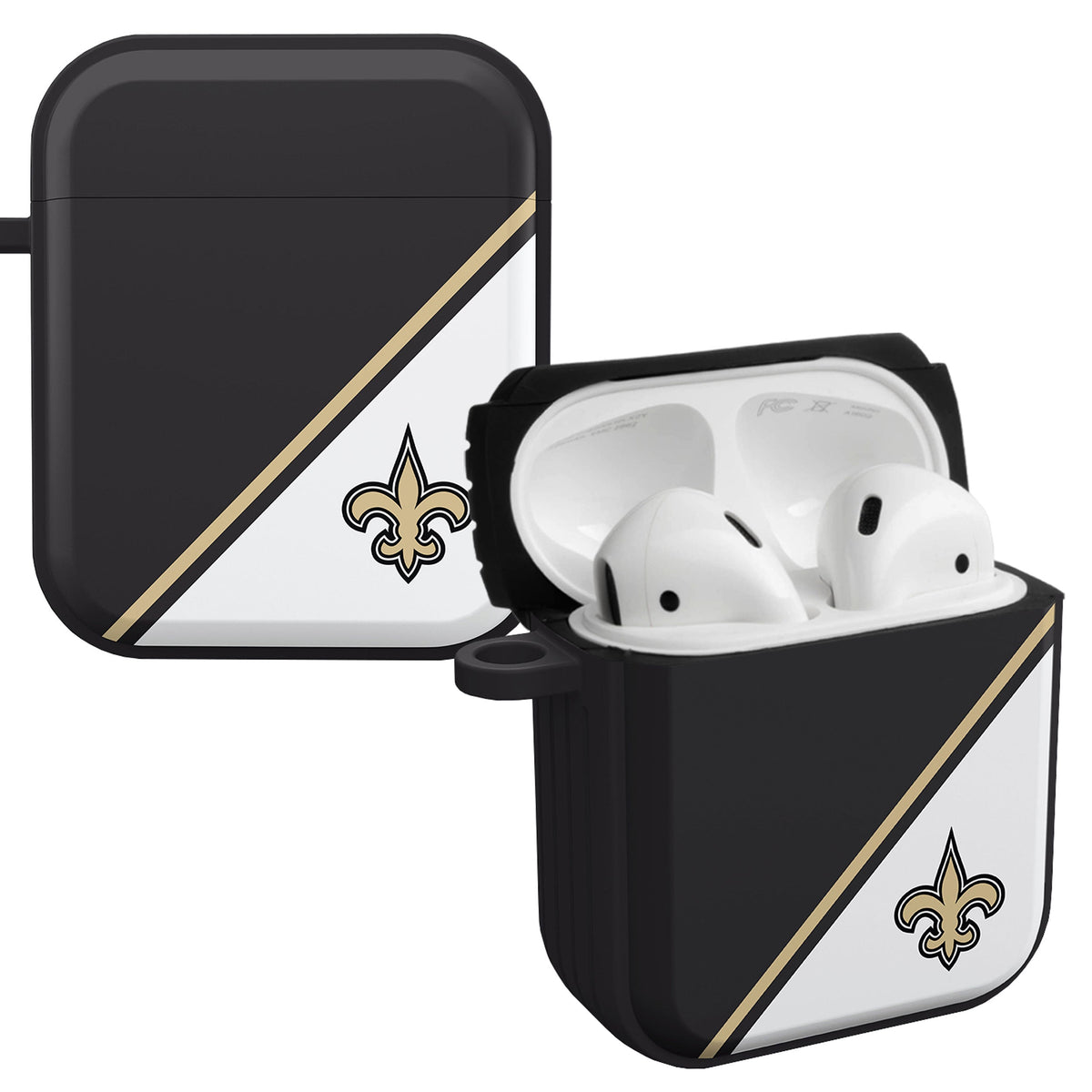 New Orleans Saints HDX Champion Series Apple AirPods Gen 1 &amp; 2 Case Cover