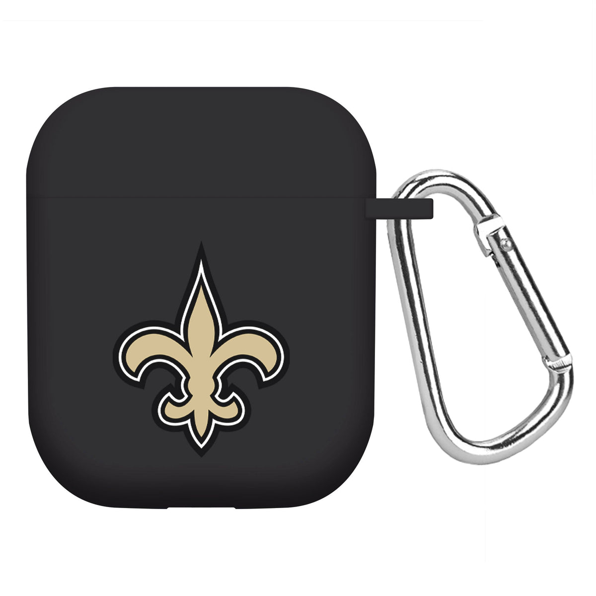 New Orleans Saints Custom Name HD Apple AirPods Gen 1 &amp; 2 Case Cover (Black)