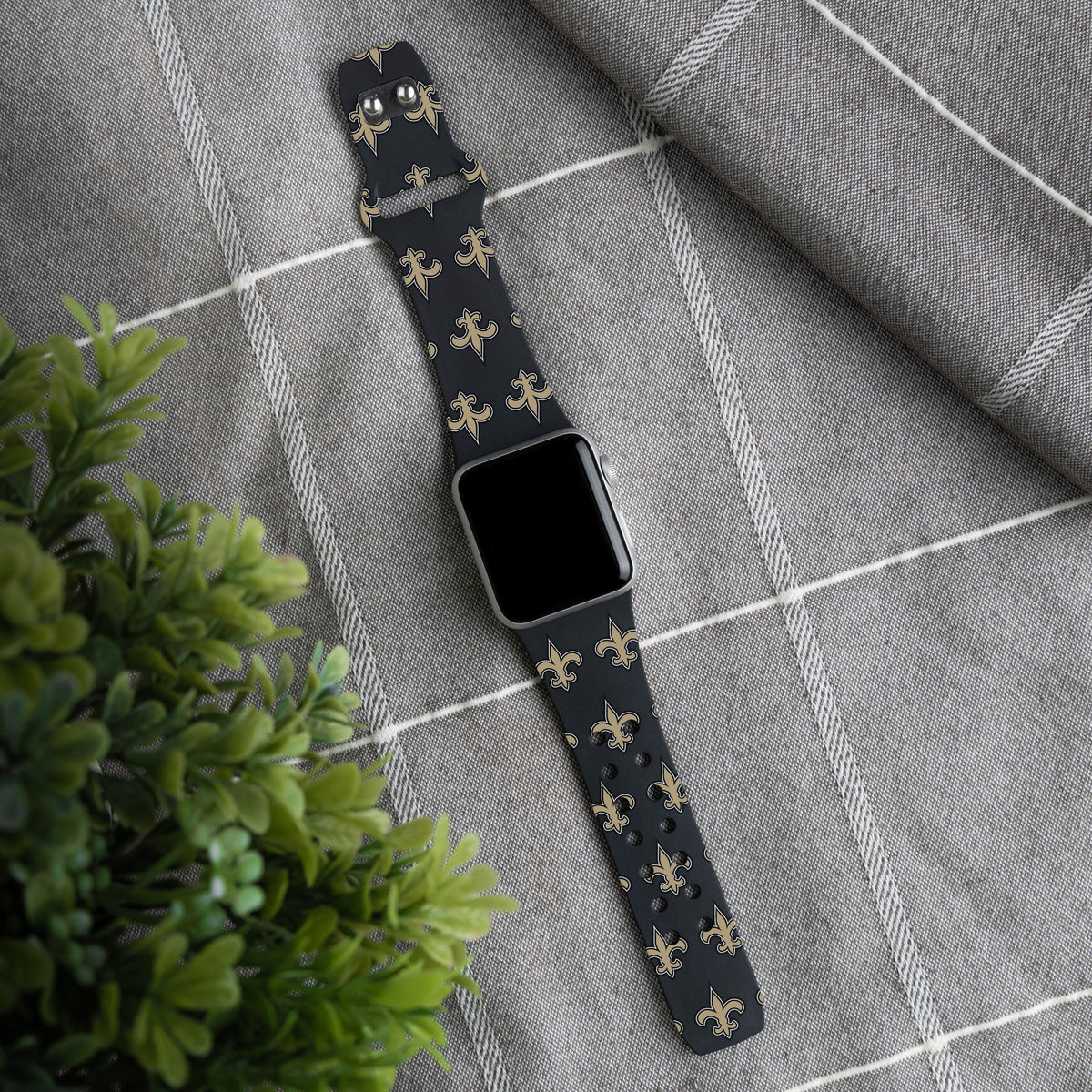 New Orleans Saints HD Apple Watch Band