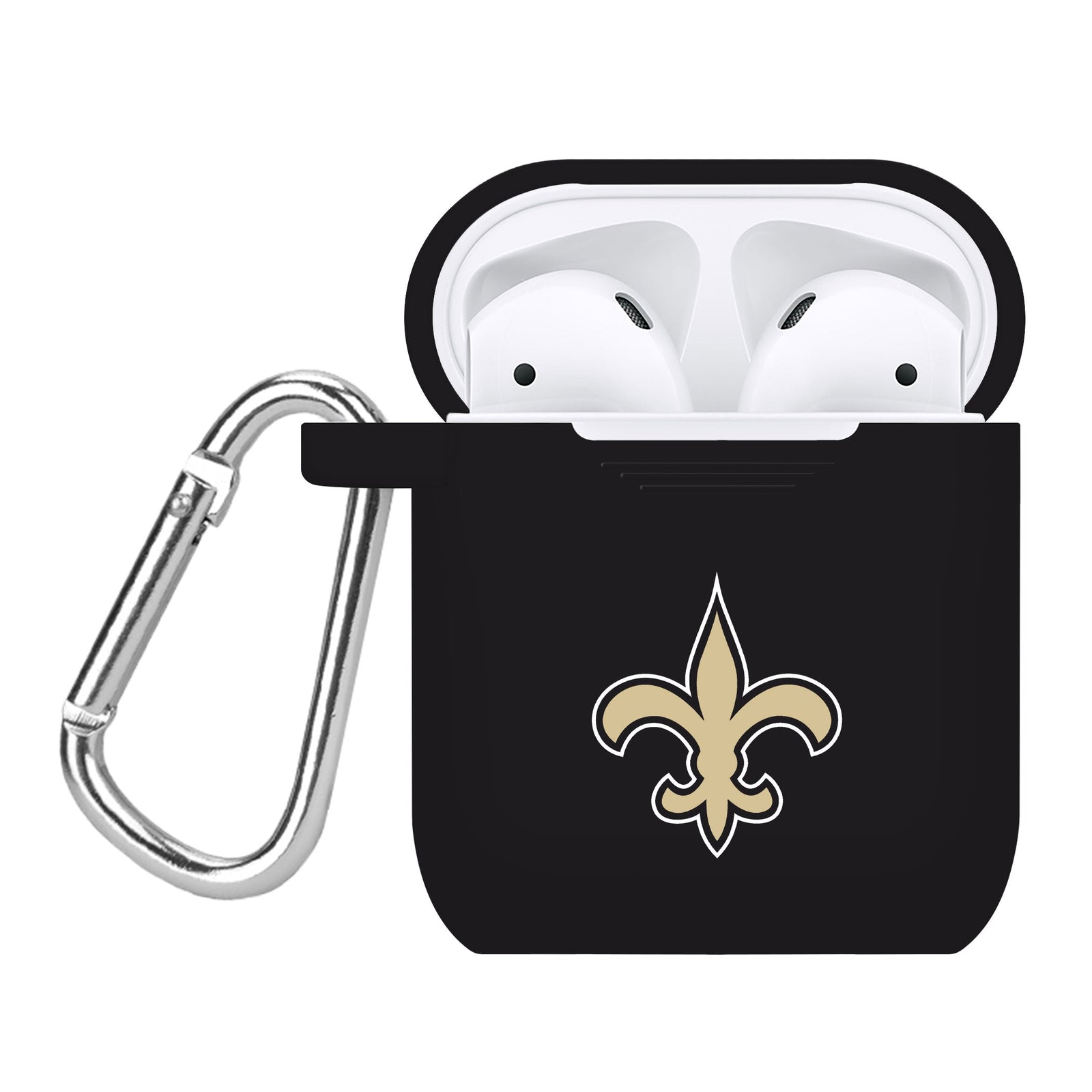 Game Time New Orleans Saints Silicone Case Cover for Apple AirPods Gen 1 & 2  Battery Case