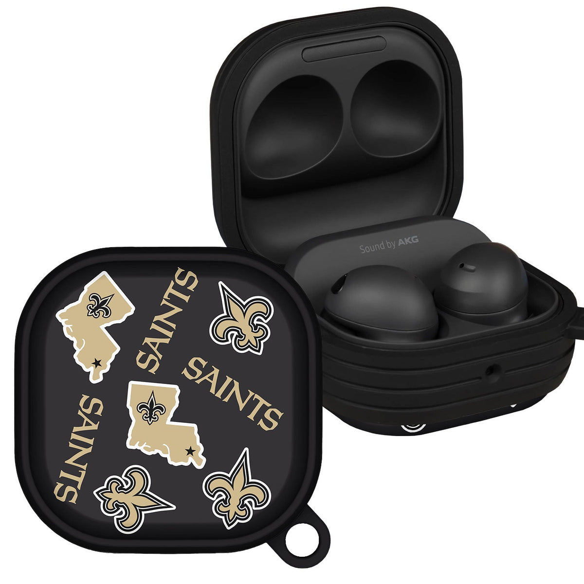 New Orleans Saints HDX Samsung Galaxy Buds Pro &amp; Buds Live Case Cover