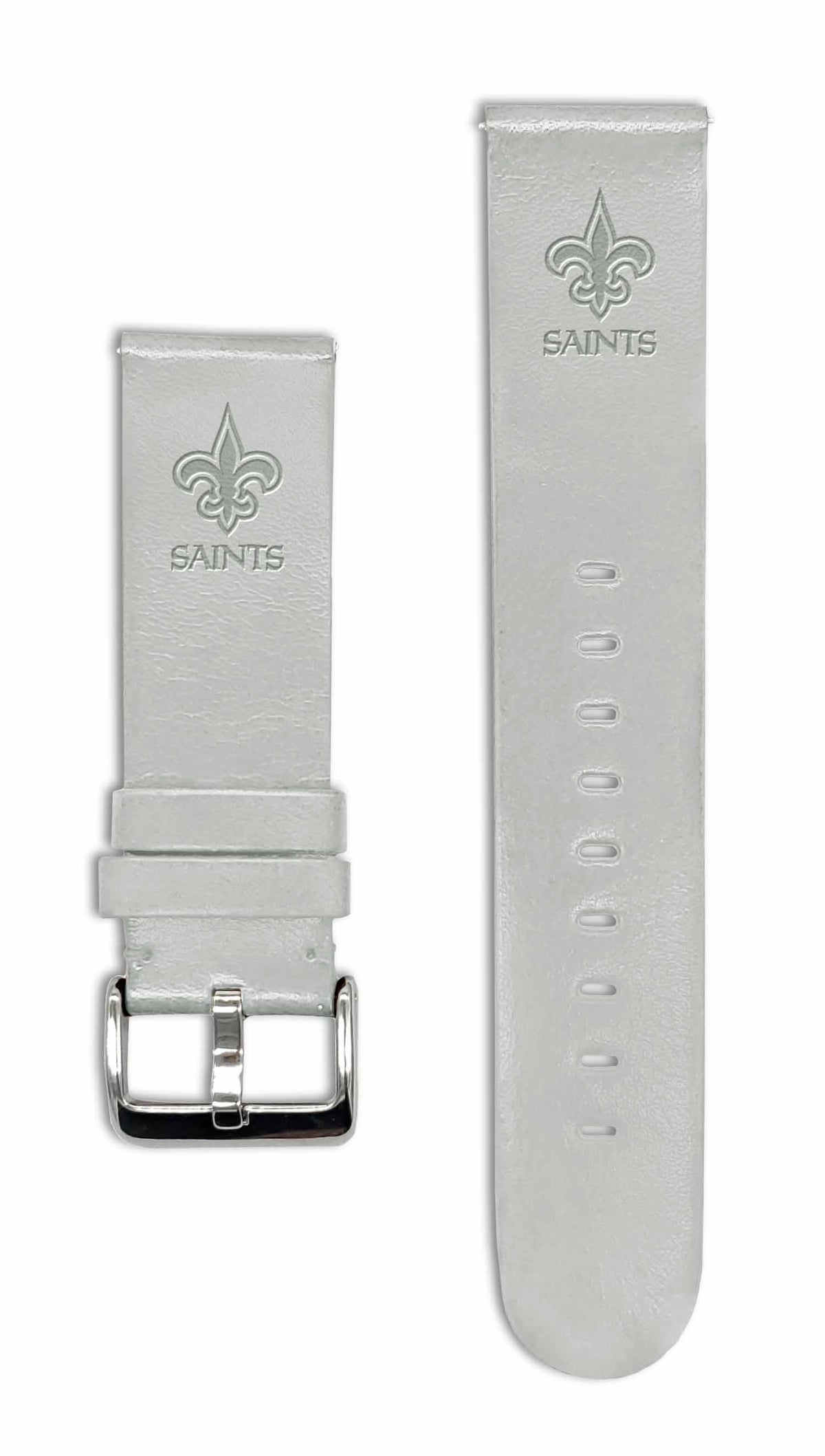 New Orleans Saints Quick Change Leather Watch Band - USA Sewn - AffinityBands