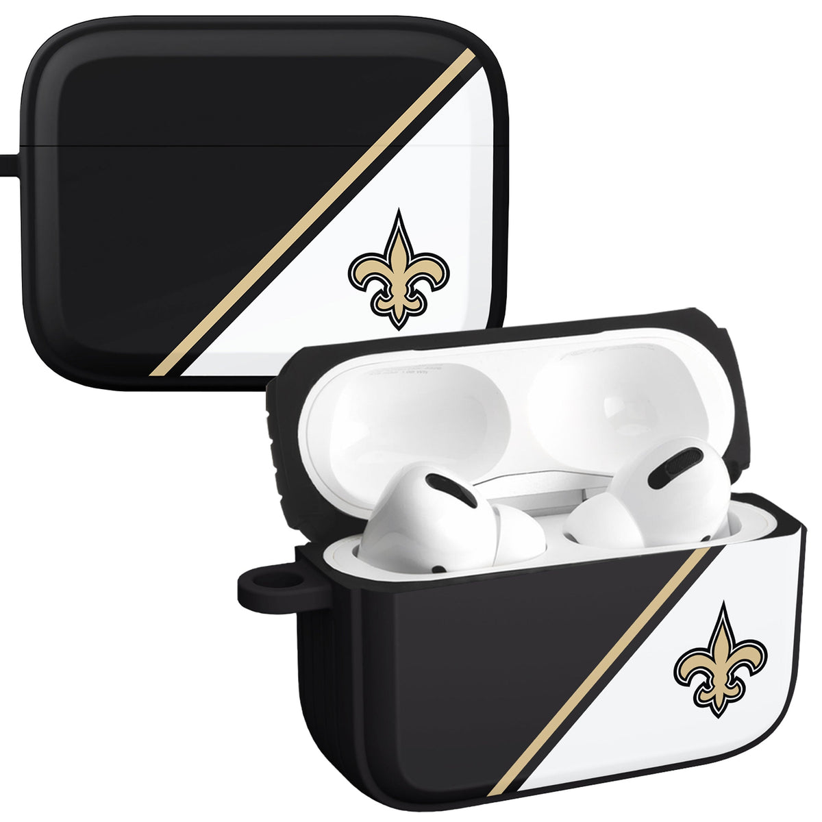 New Orleans Saints HDX Champion Series Case Cover Compatible with Apple AirPods Pro 1 &amp; 2
