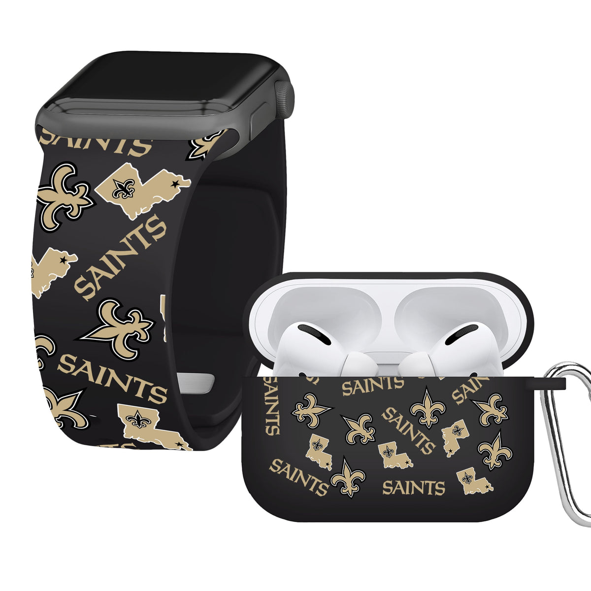 Game Time New Orleans Saints HD Apple Pro 1 &amp; 2 Combo Package