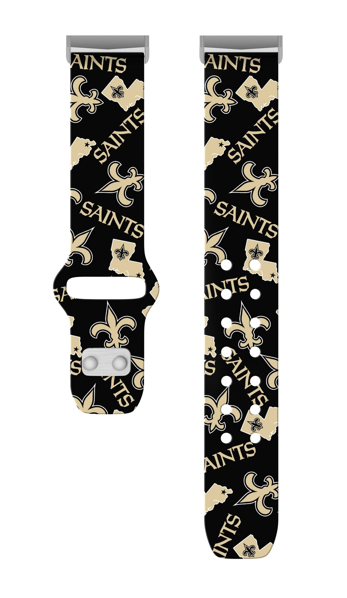 New Orleans Saints HD Fitbit Versa 3 and Sense 1 Watch Band