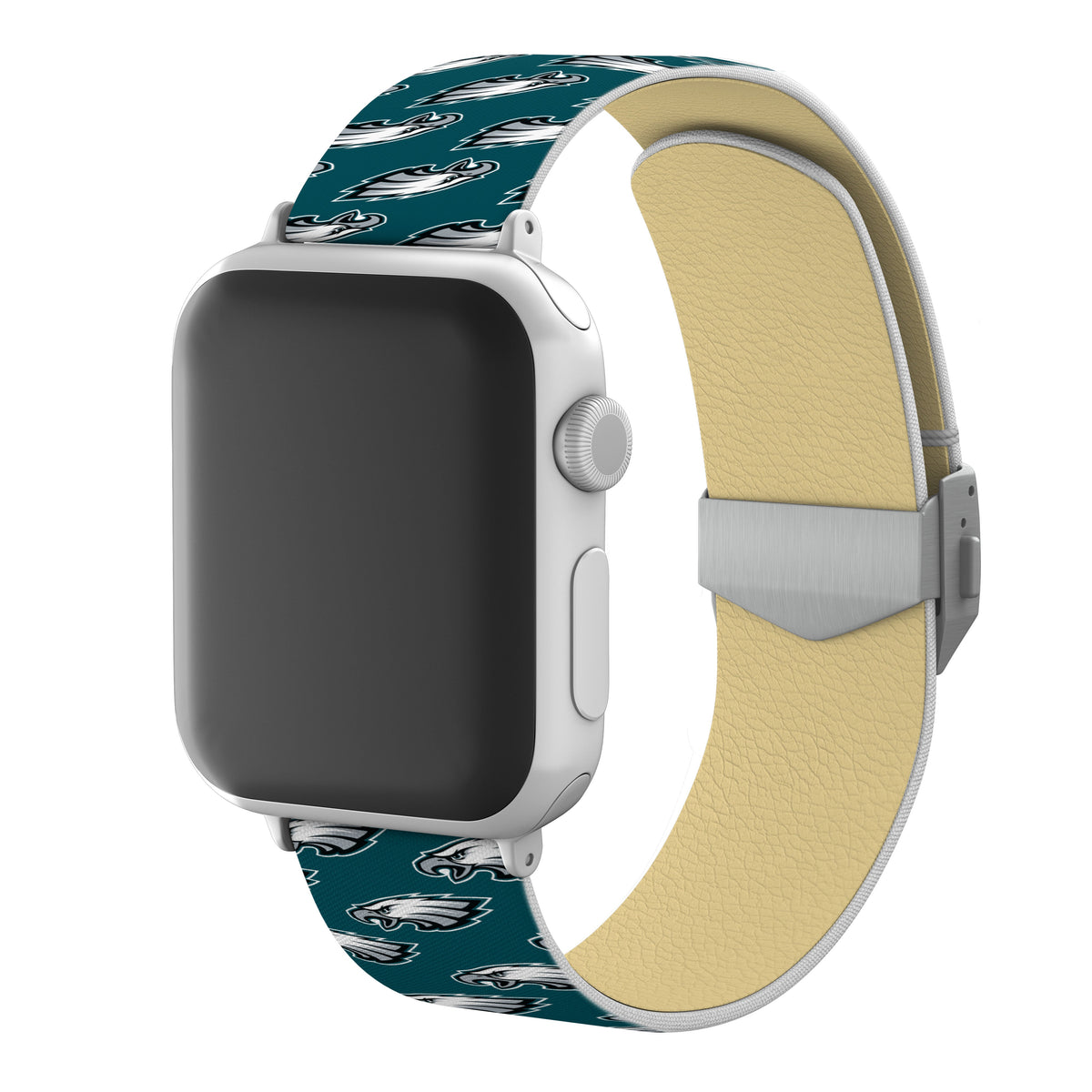 Philadelphia Eagles Full Print Watch Band With Engraved Buckle - AffinityBands