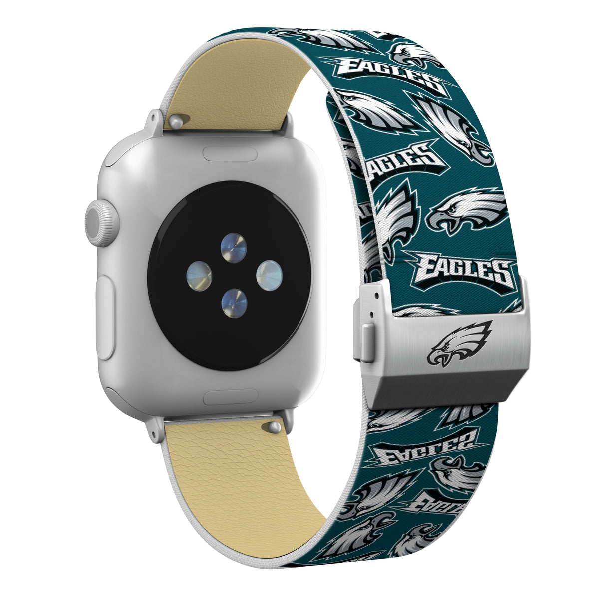 Philadelphia Eagles Full Print Watch Band With Engraved Buckle - AffinityBands