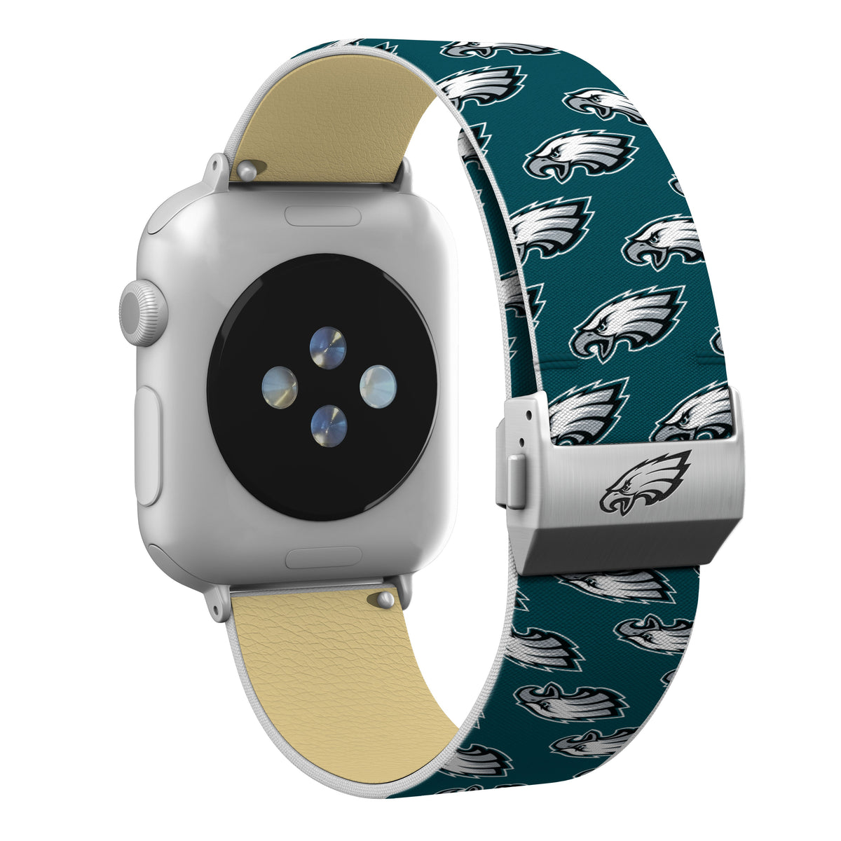 Philadelphia Eagles Full Print Watch Band With Engraved Buckle - AffinityBands