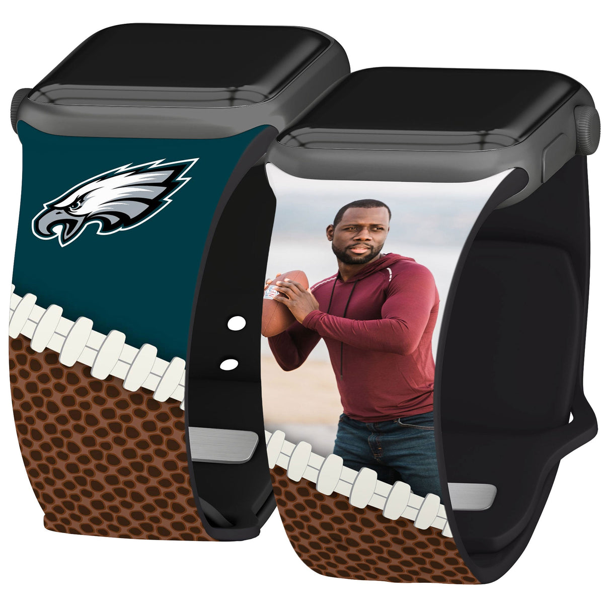 Philadelphia Eagles Custom Photo HD Apple Watch Band