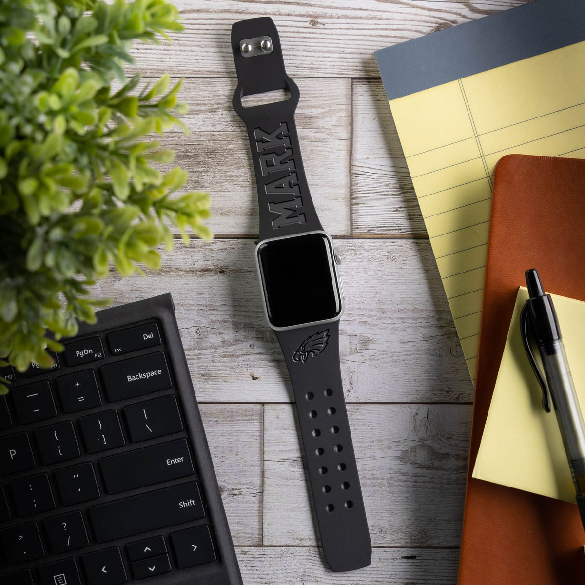 Philadelphia Eagles Custom Engraved Apple Watch Band