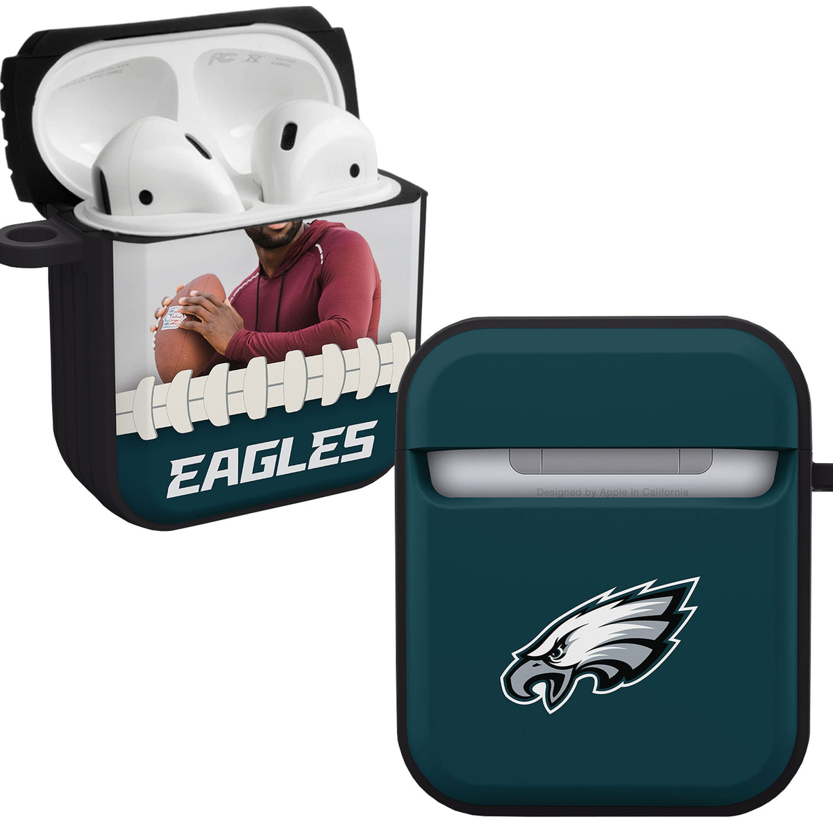 Philadelphia Eagles Custom Photo HDX Apple AirPods Gen 1 &amp; 2 Case Cover