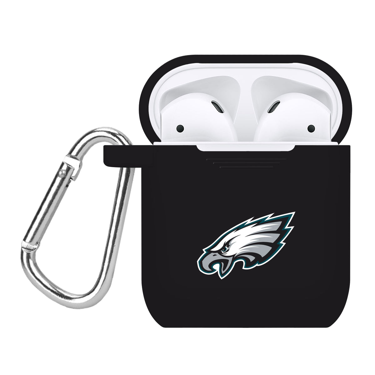 Game Time Philadelphia Eagles Silicone Case Cover for Apple AirPods Gen 1 &amp; 2 Battery Case