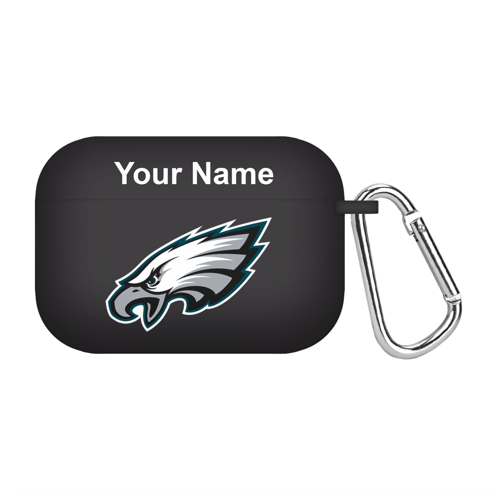 Philadelphia Eagles Custom Name HD Apple AirPods Pro 1 & 2 Case Cover (Black)