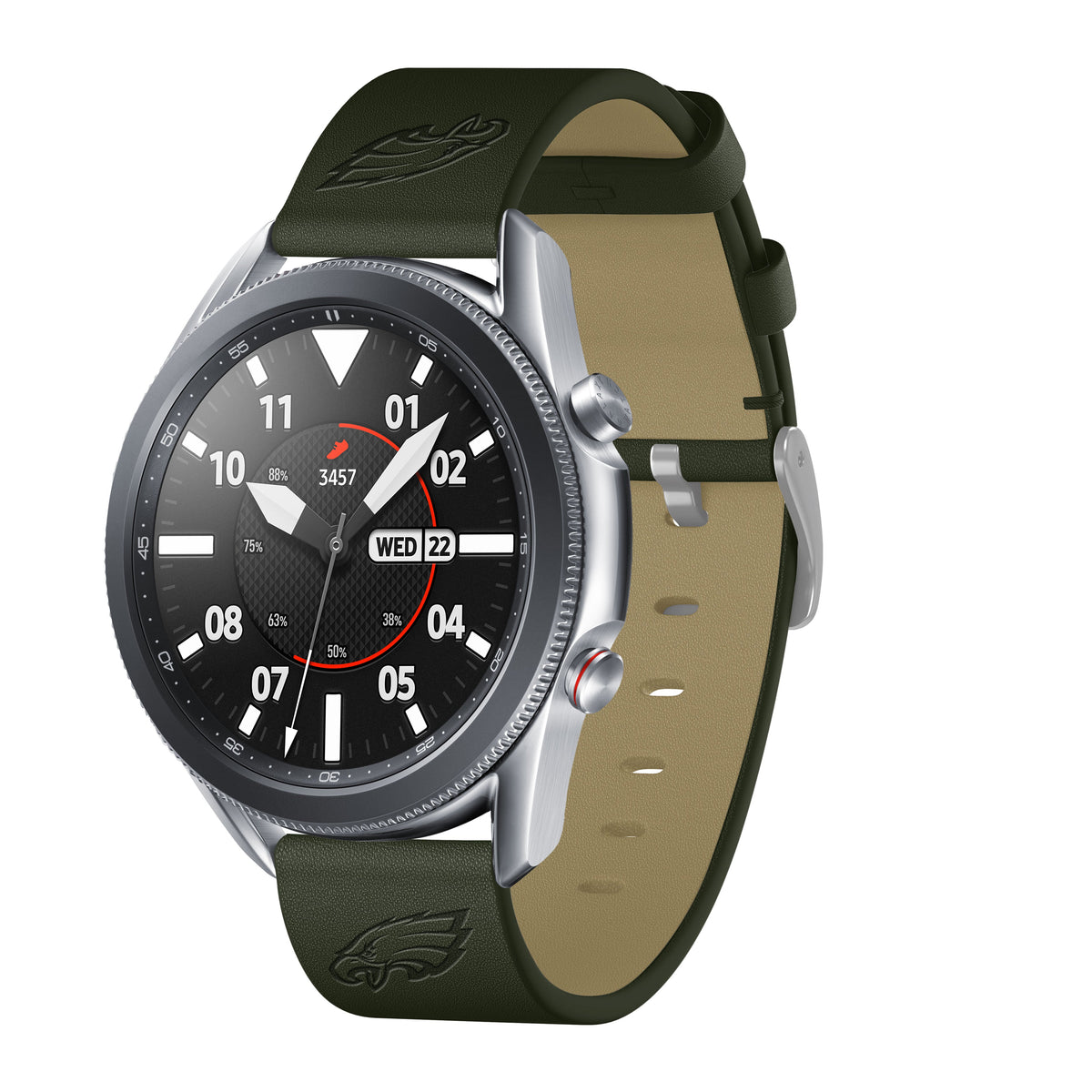 Philadelphia Eagles Quick Change Leather Watch Band - USA Sewn - AffinityBands