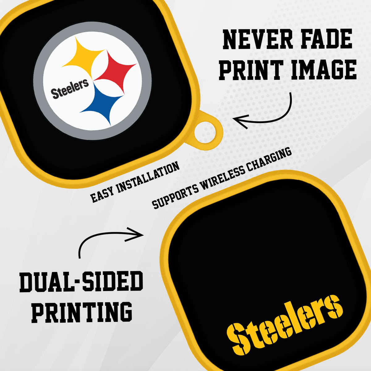 Pittsburgh Steelers HDX Samsung Galaxy Buds Pro Case Cover