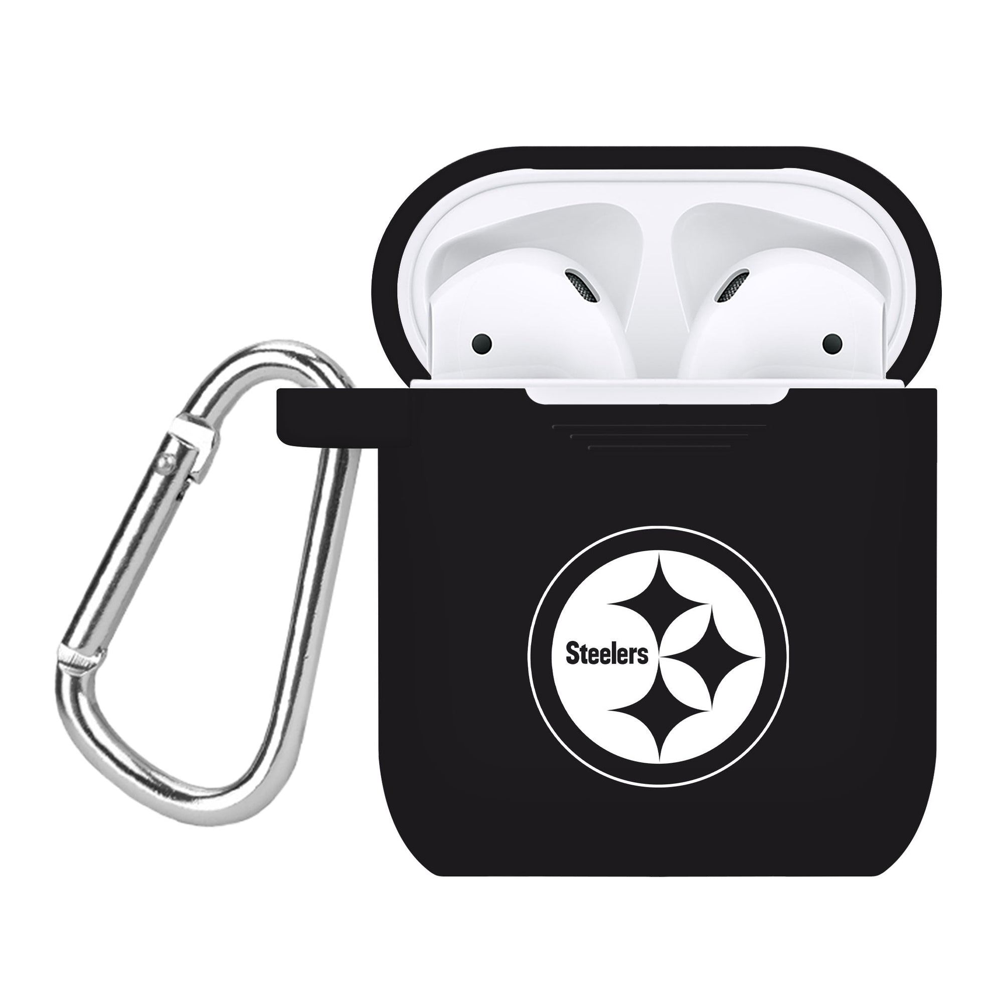 Game Time Pittsburgh Steelers Silicone Case Cover for Apple AirPods Battery Case