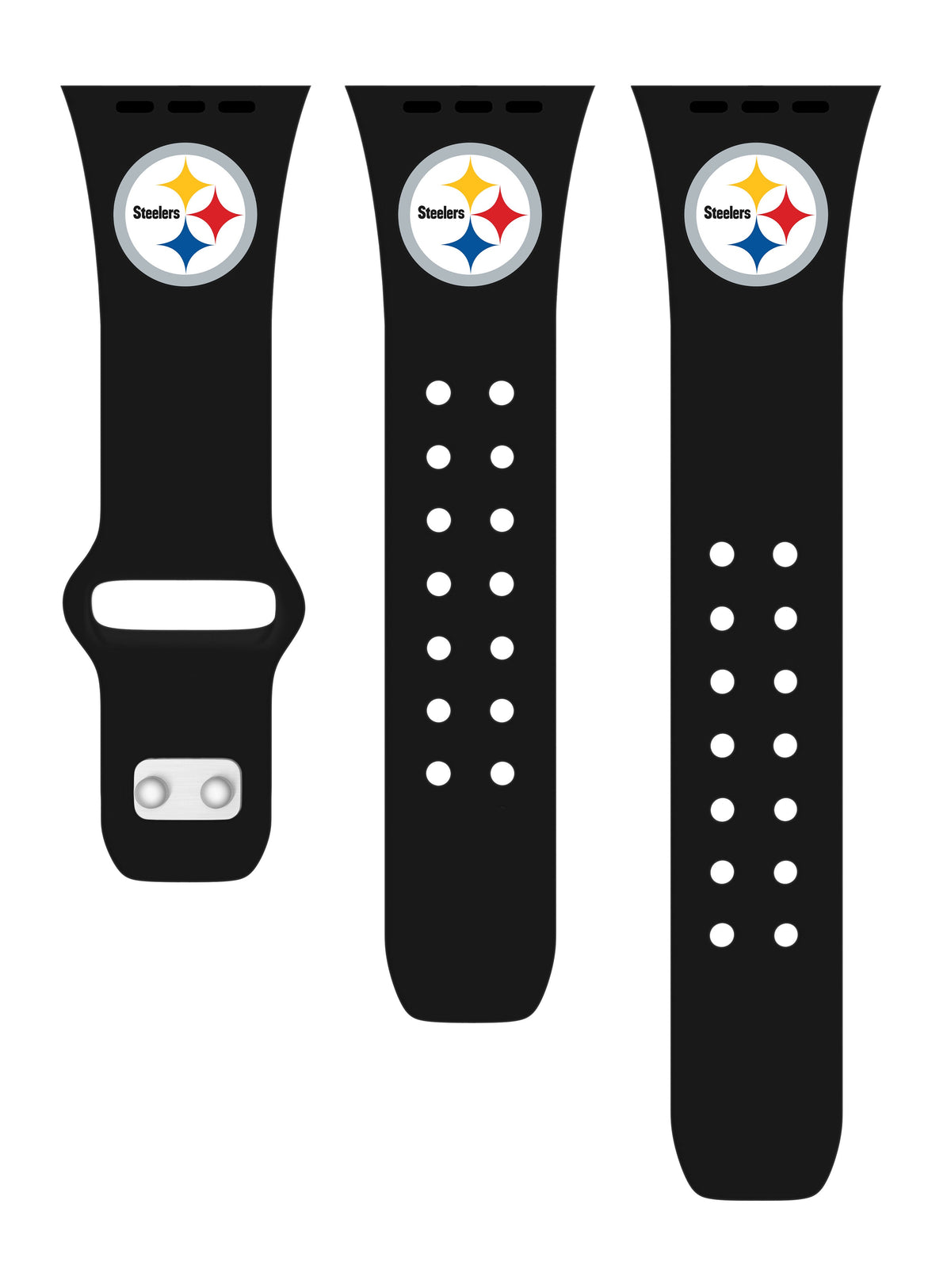 Pittsburgh Steelers Silicone Apple Watch Band - Game Time