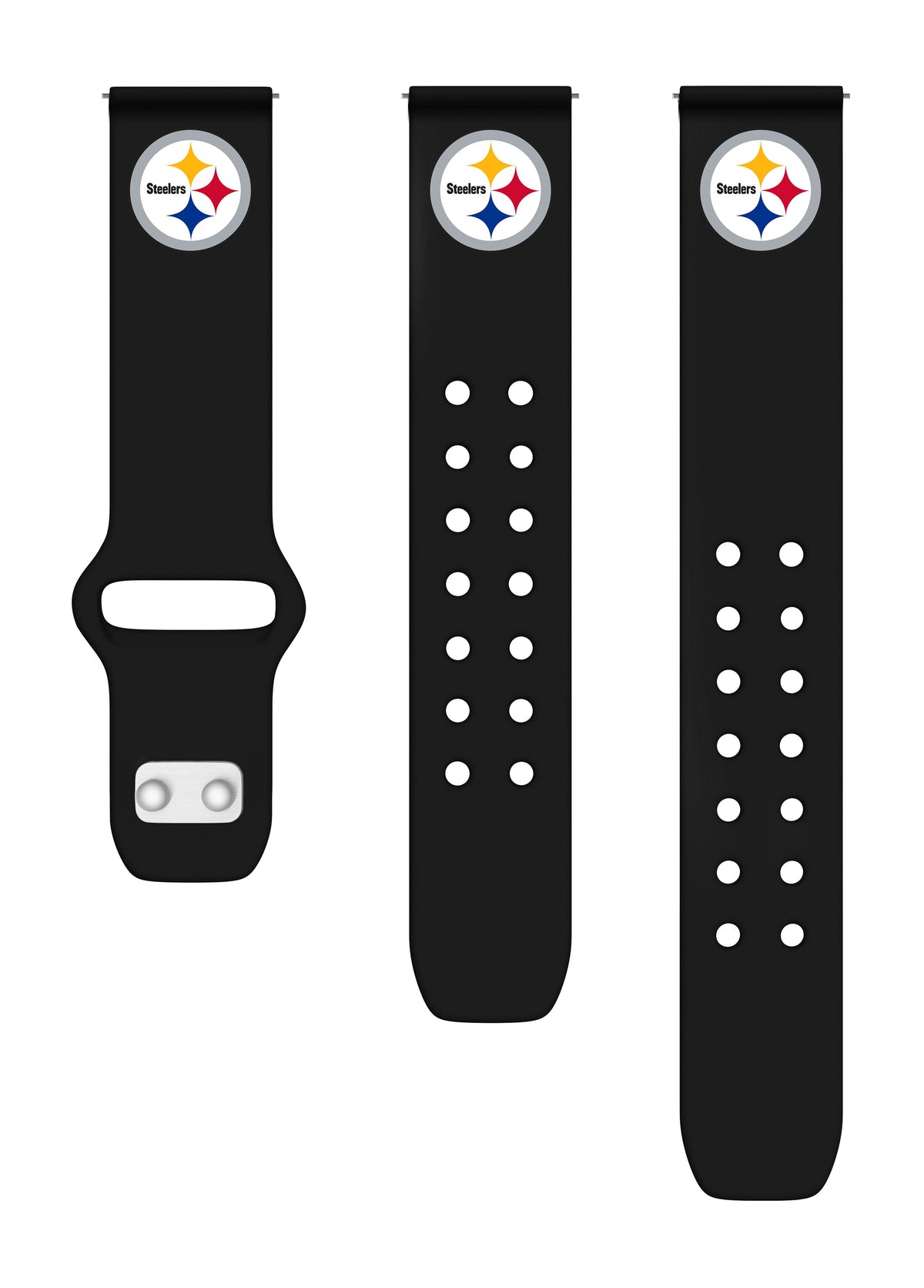 Pittsburgh Steelers Quick Change Silicone Watch Band - Game Time Bands