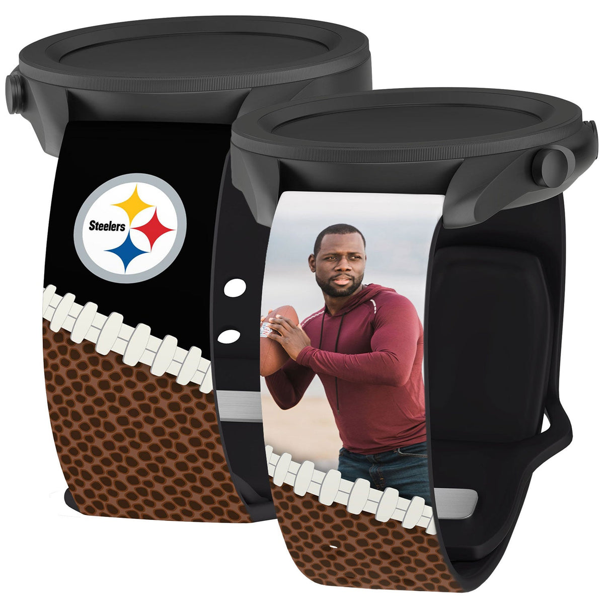 Pittsburgh Steelers Custom Photo HD Samsung Galaxy Watch Band
