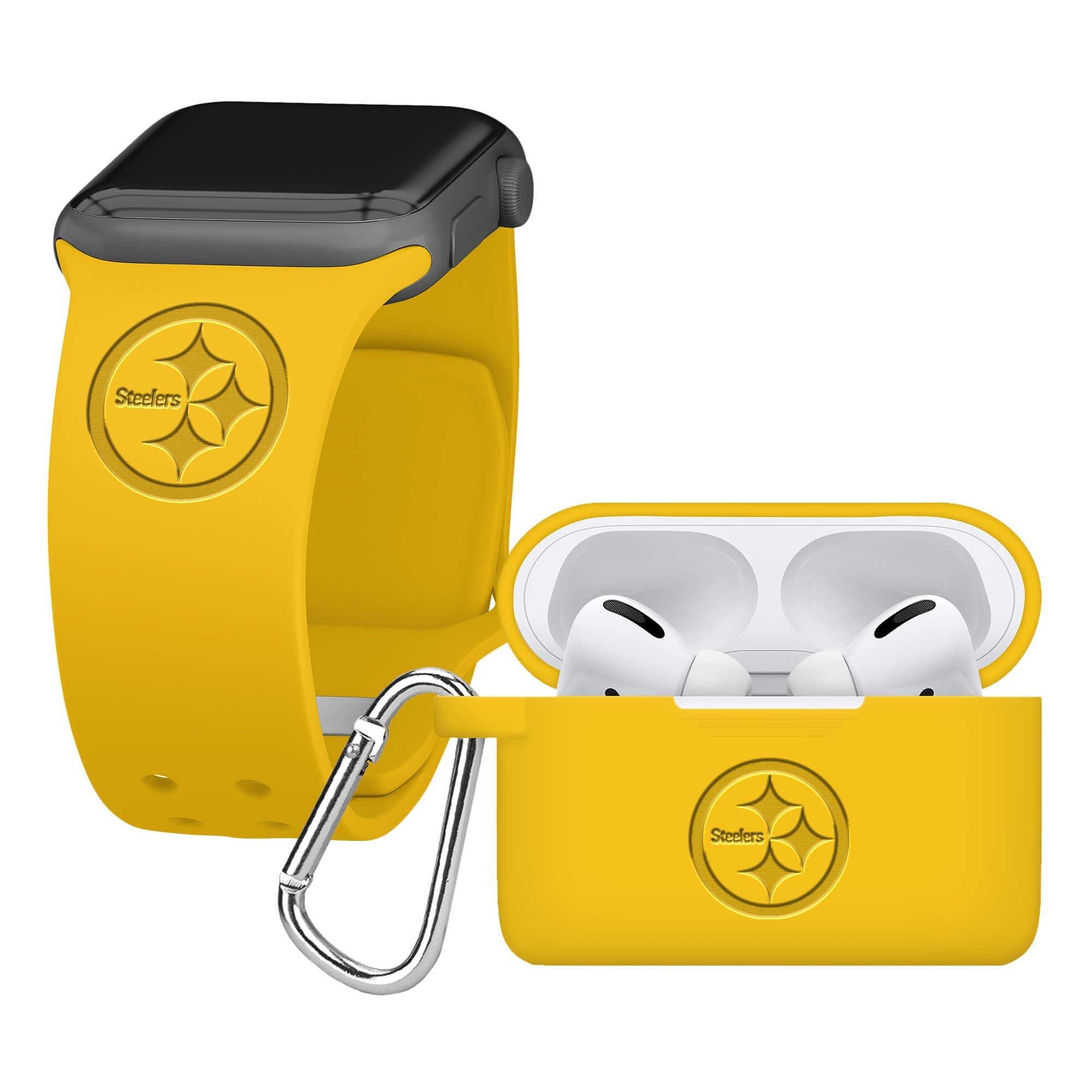 Game Time Pittsburgh Steelers Engraved Apple Combo Pro Package