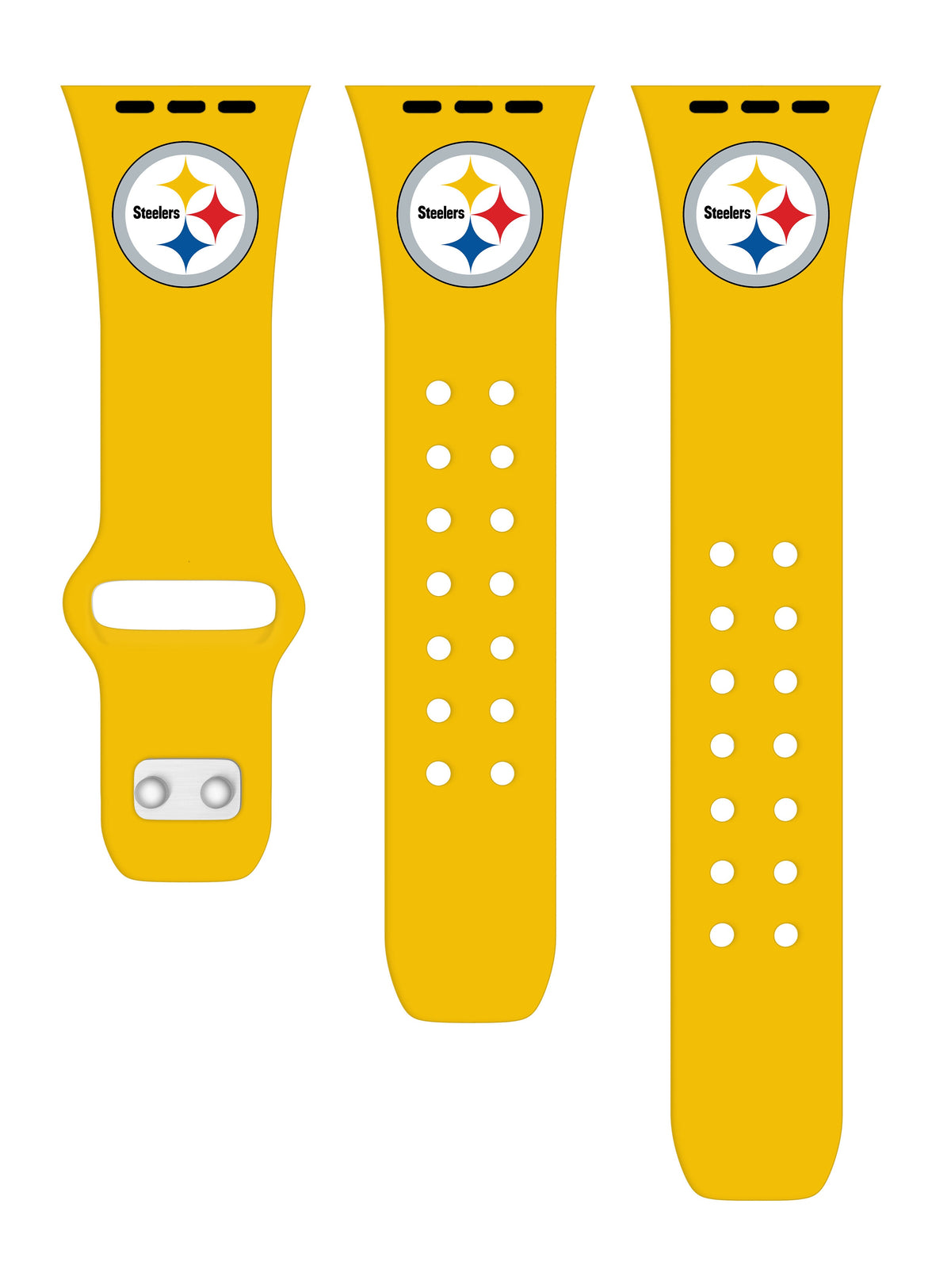 Pittsburgh Steelers Silicone Apple Watch Band - Game Time