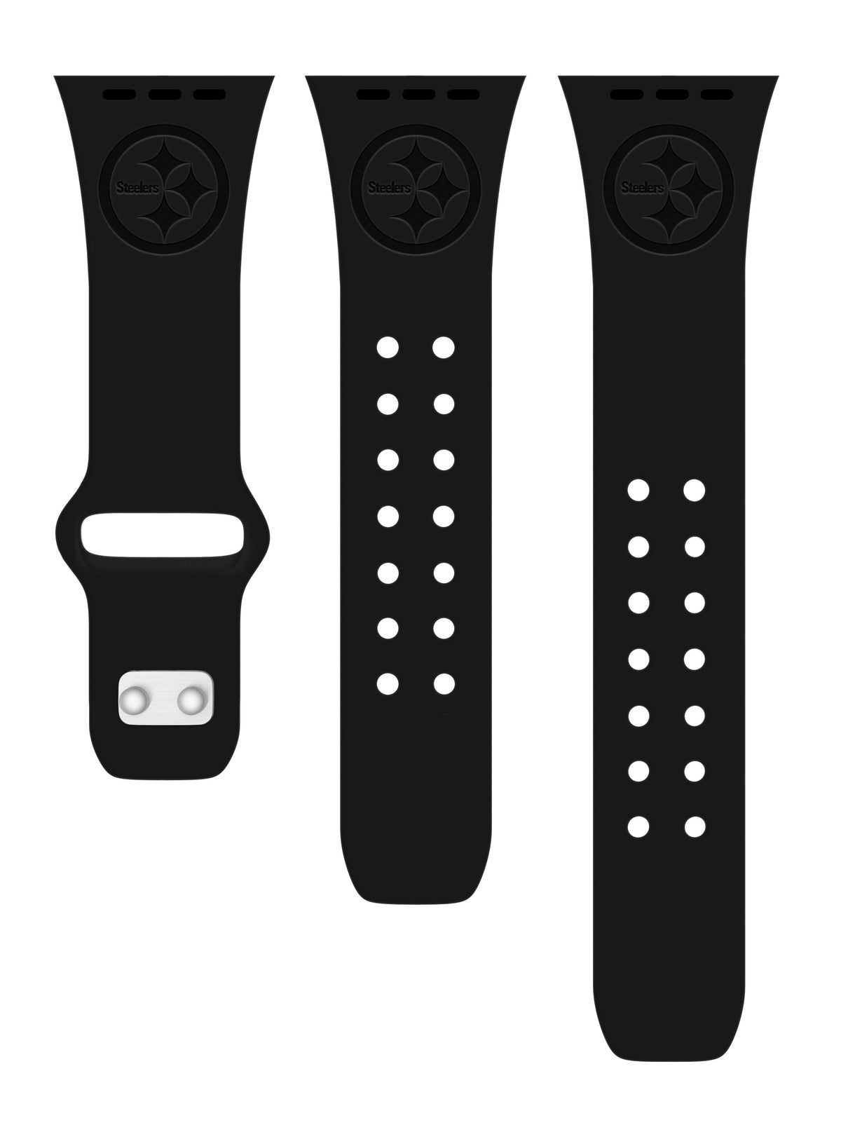 Pittsburgh Steelers Engraved Apple Watch Band - Game Time