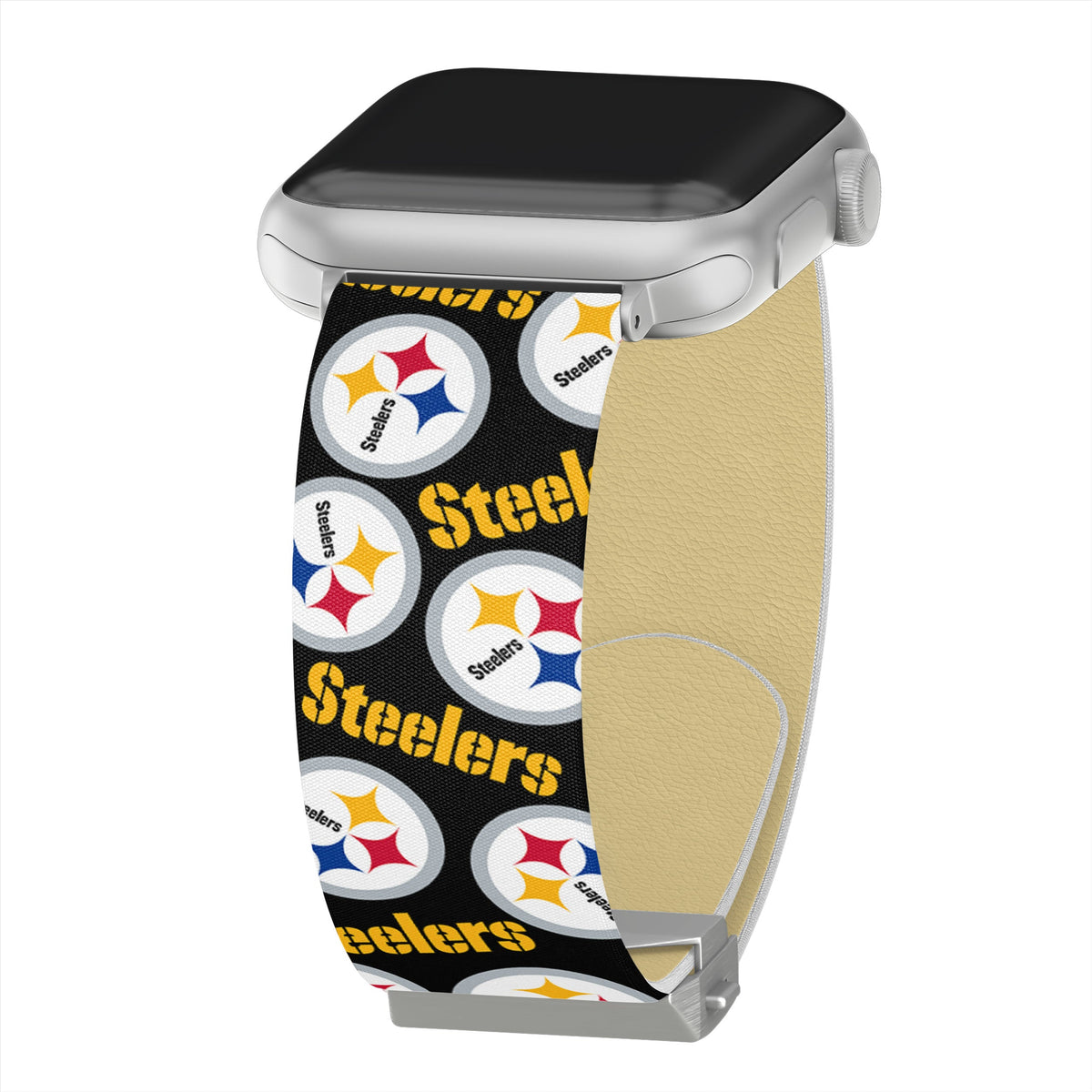 Game Time Pittsburgh Steelers Signature Series Apple Watch Band With Engraved Buckle