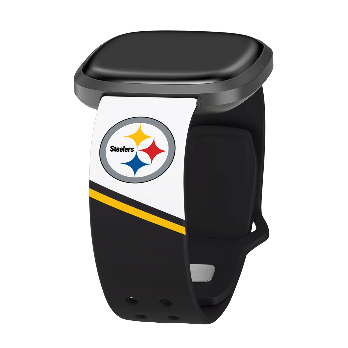 Pittsburgh Steelers HD Champion Series Fitbit Versa 3 &amp; Sense Watch Band